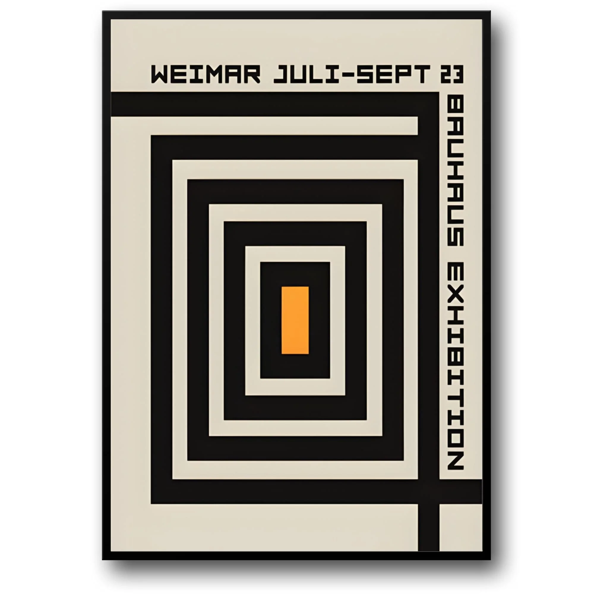 Bauhaus Modern Geometry | Vibrant Minimalist Abstract