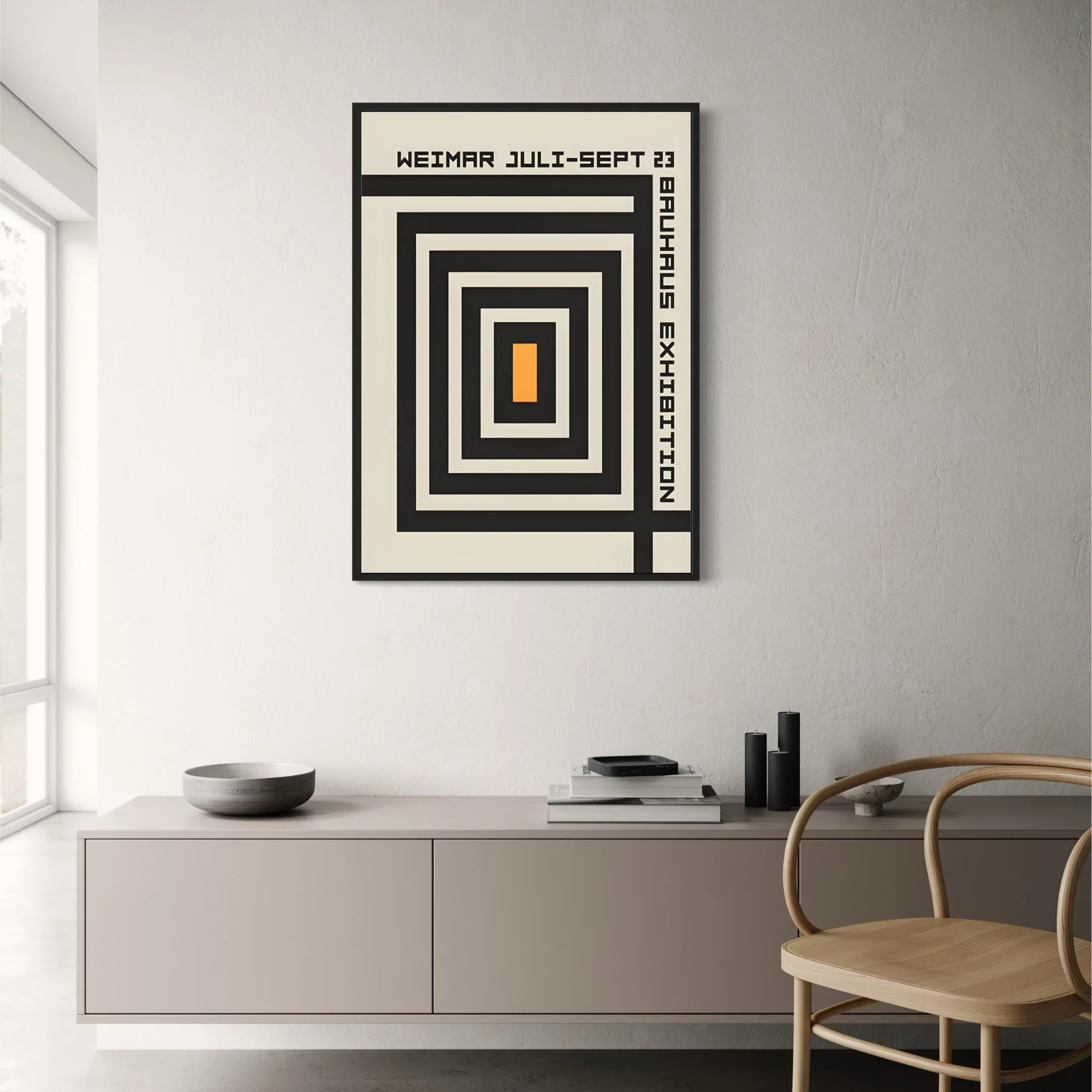 Bauhaus Modern Geometry | Vibrant Minimalist Abstract - Image 2