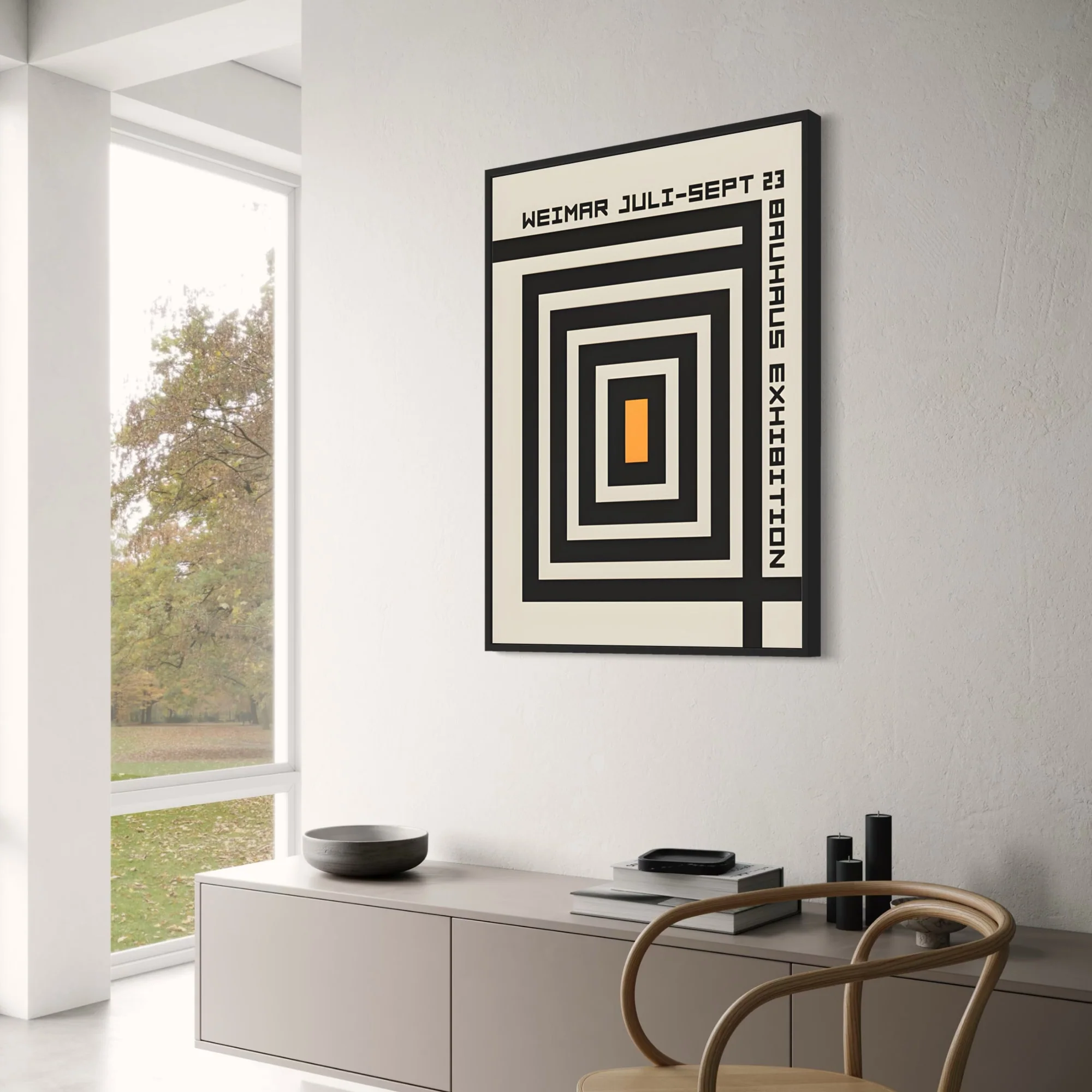Bauhaus Modern Geometry | Vibrant Minimalist Abstract - Image 3