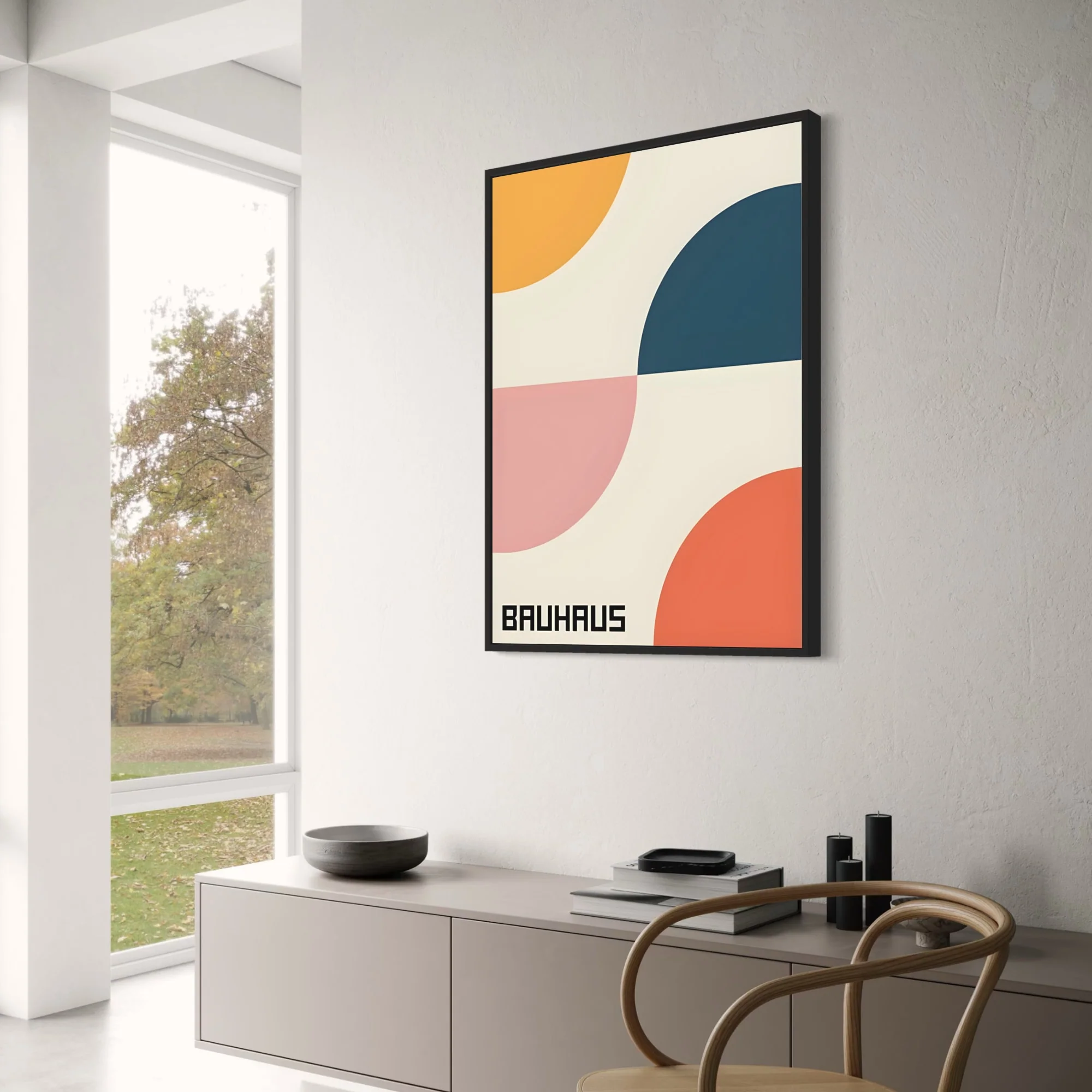 Bauhaus Spectrum | Retro Pulse | Vibrant Modern Art - Image 3