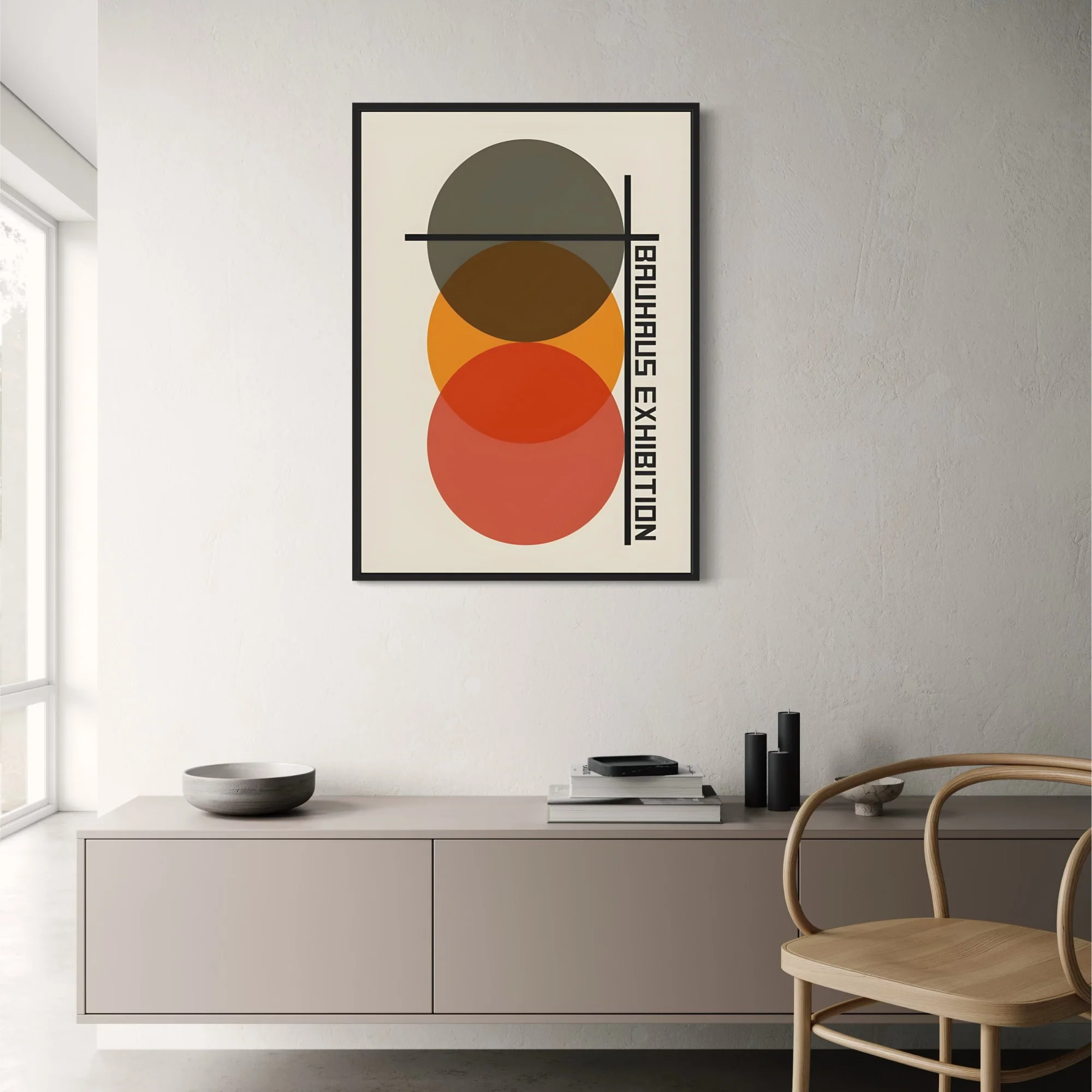 Bauhaus Abstract | Vibrant Geometric Design - Image 2