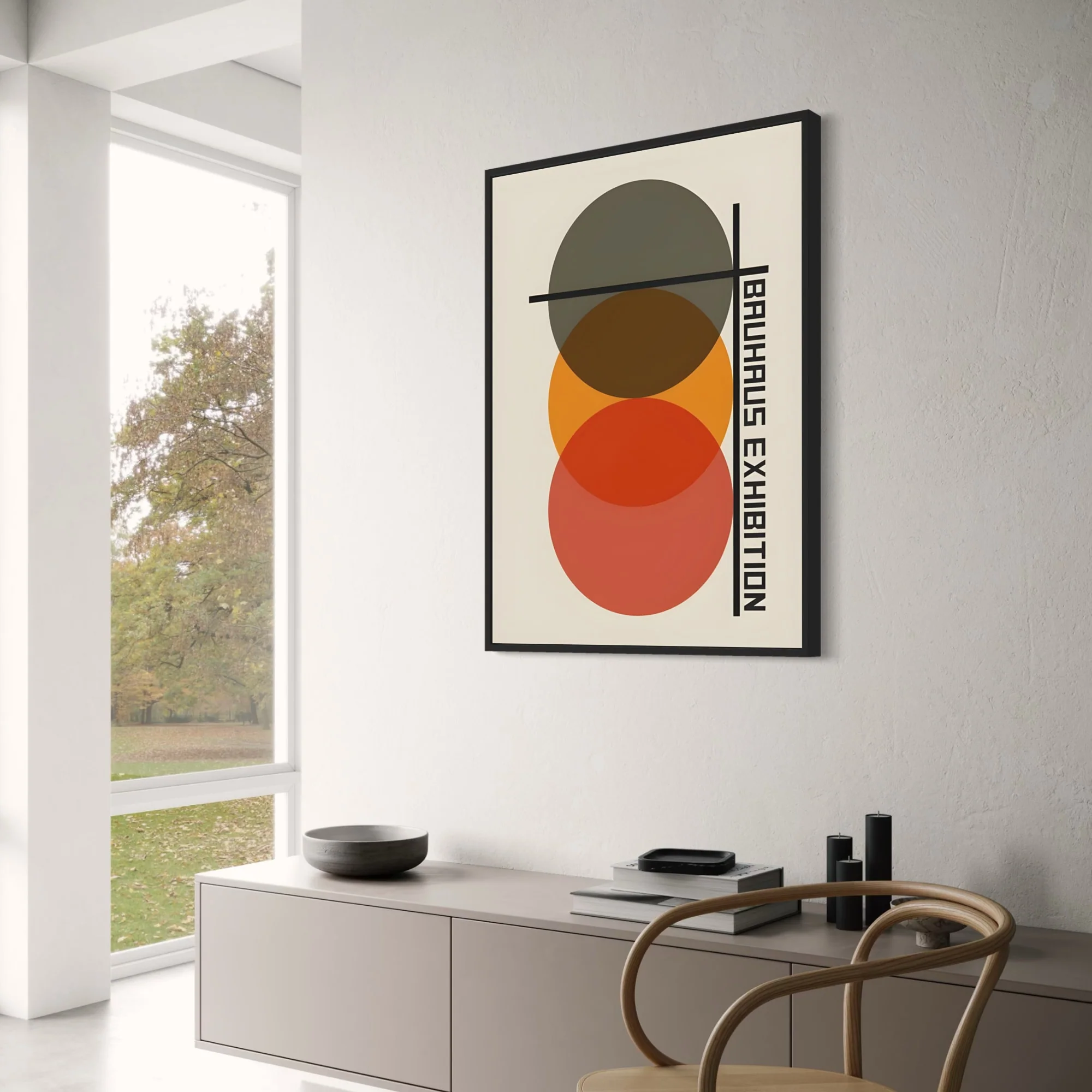 Bauhaus Abstract | Vibrant Geometric Design - Image 3