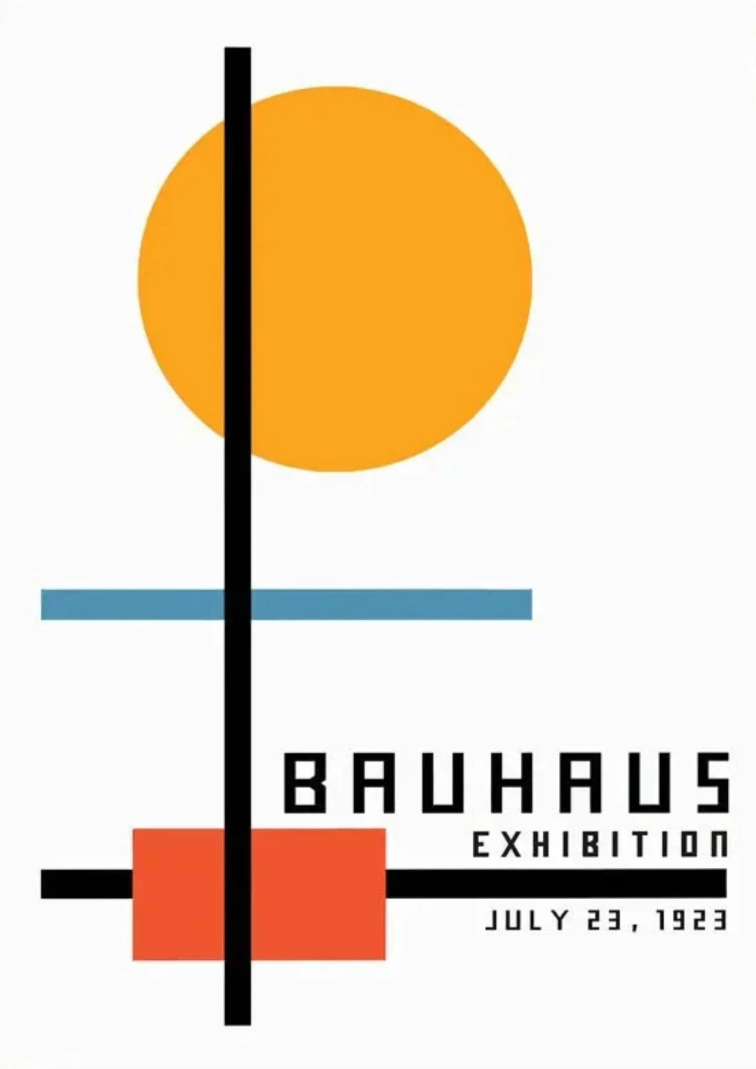 Piet Mondrian | Bauhaus 1923 | Modern Geometric - Image 4