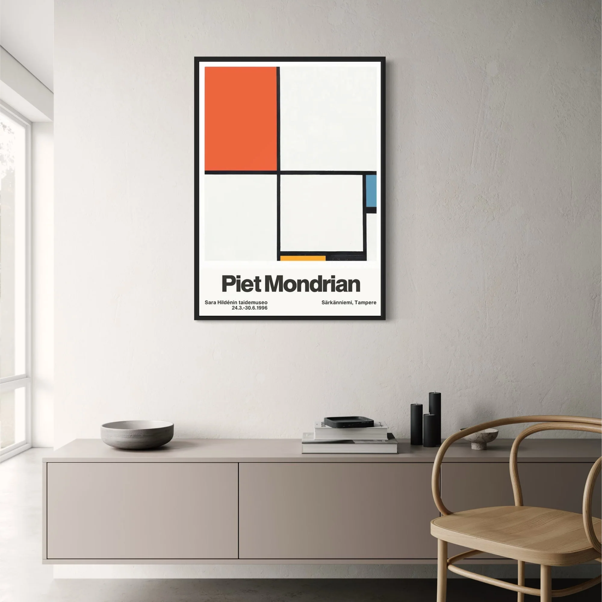 Piet Mondrian | Composition No. III | Abstract Geometric Design - Image 2