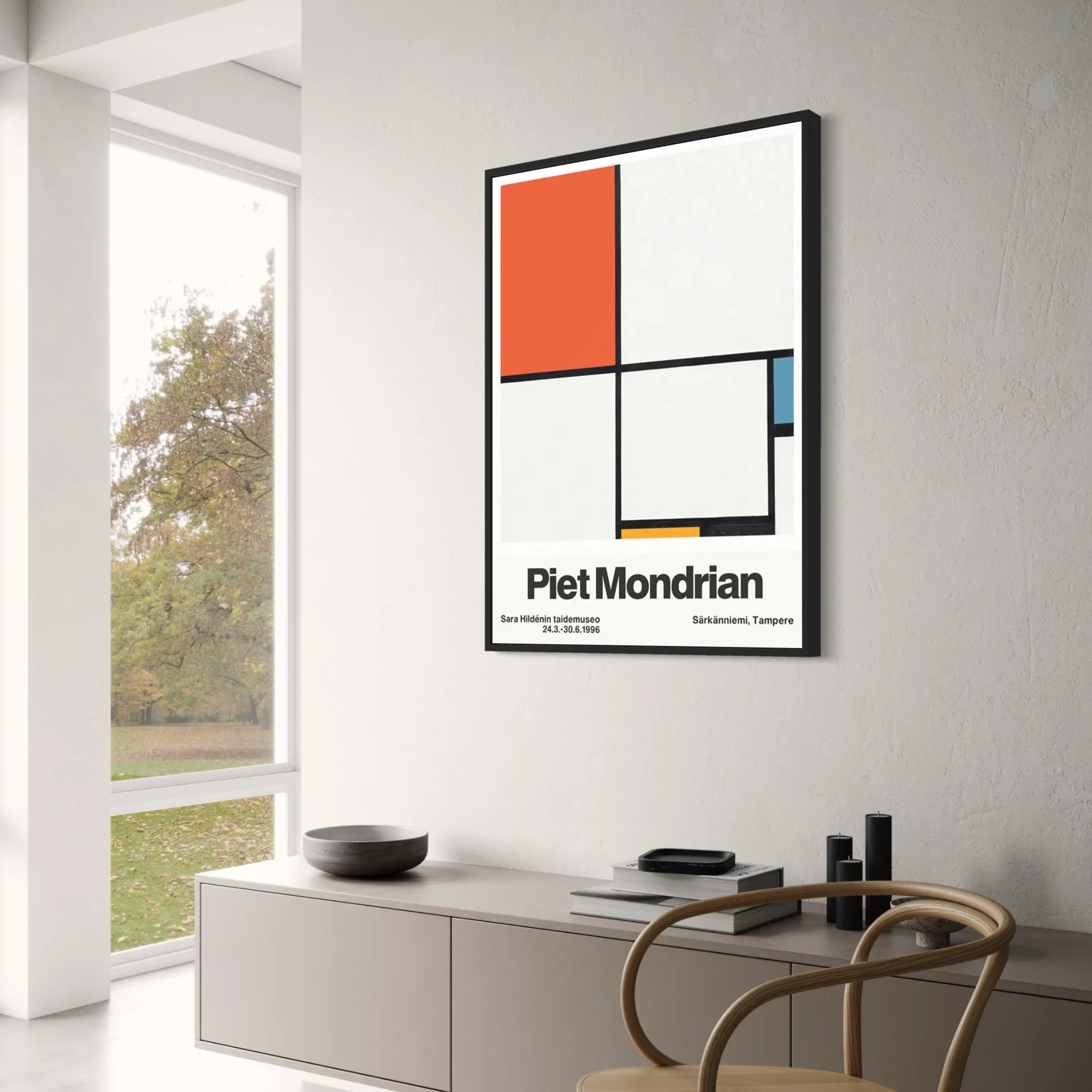 Piet Mondrian | Composition No. III | Abstract Geometric Design - Image 3