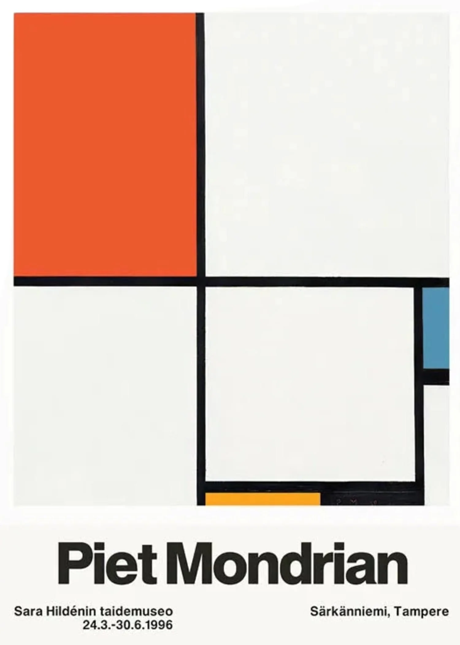 Piet Mondrian | Composition No. III | Abstract Geometric Design - Image 4