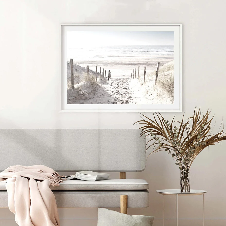 Scenic Beach Path | Serene Coastal Scene