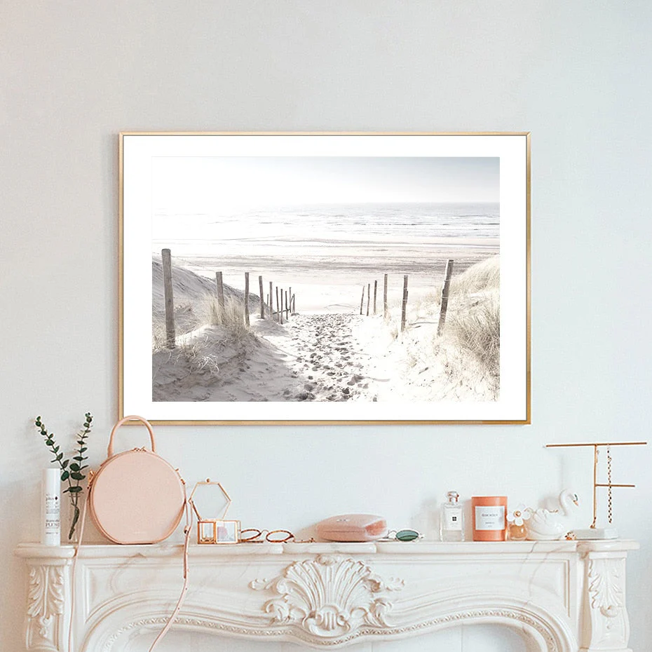 Scenic Beach Path | Serene Coastal Scene - Image 2
