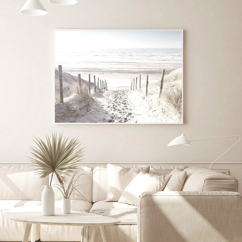 Scenic Beach Path | Serene Coastal Scene - Image 3