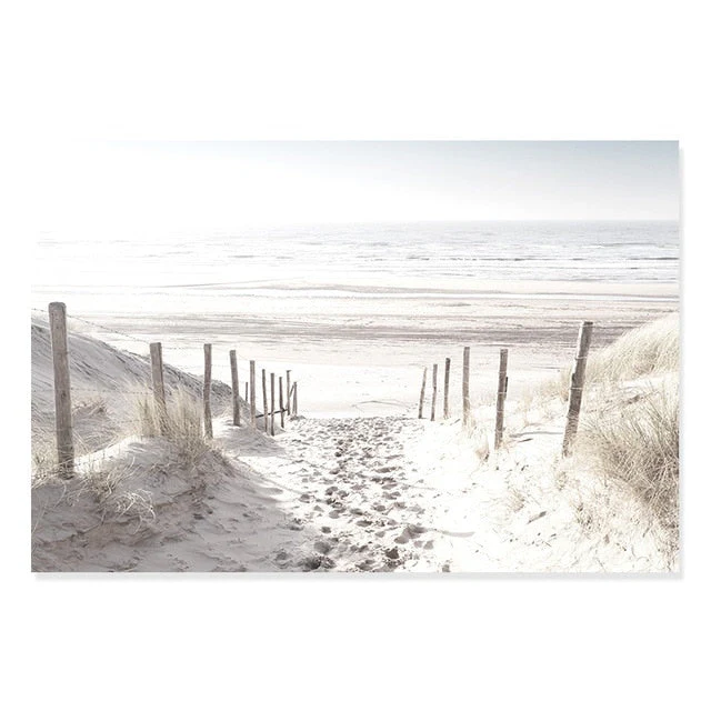 Scenic Beach Path | Serene Coastal Scene - Image 5