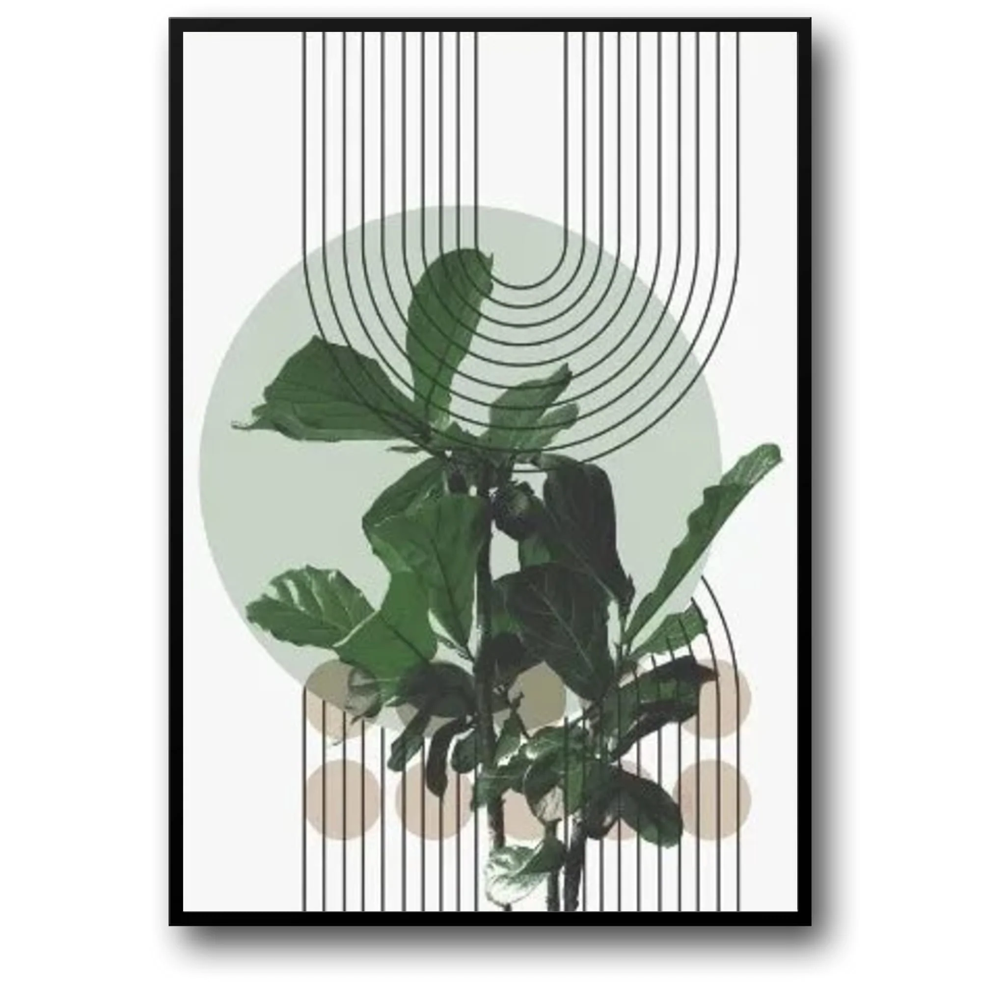 Modern Botanical Harmony | Linear Nature Design