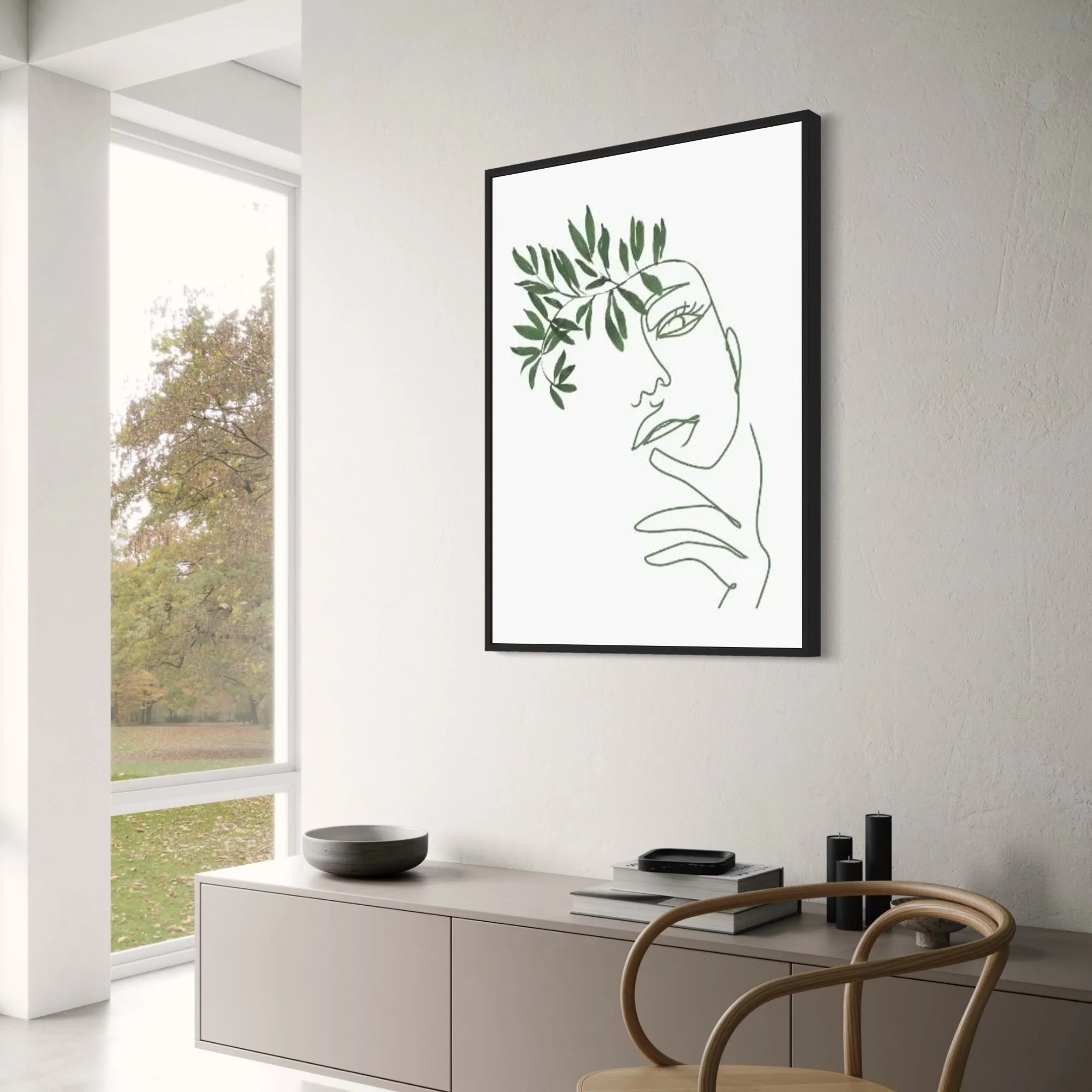 Modern Botanical Harmony | Nature Arches Floral Composition - Image 3