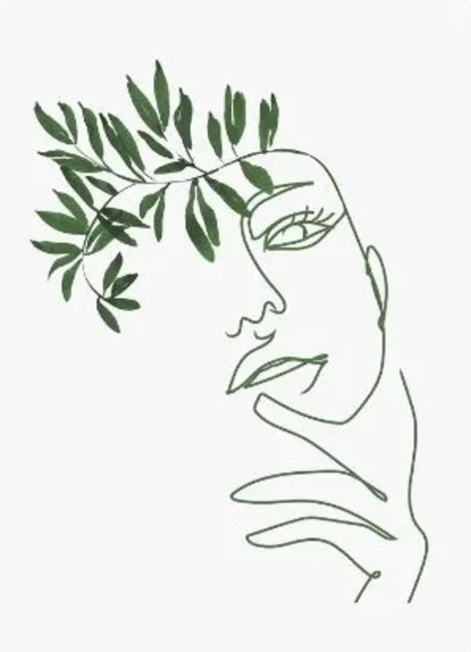 Modern Botanical Harmony | Nature Arches Floral Composition - Image 4