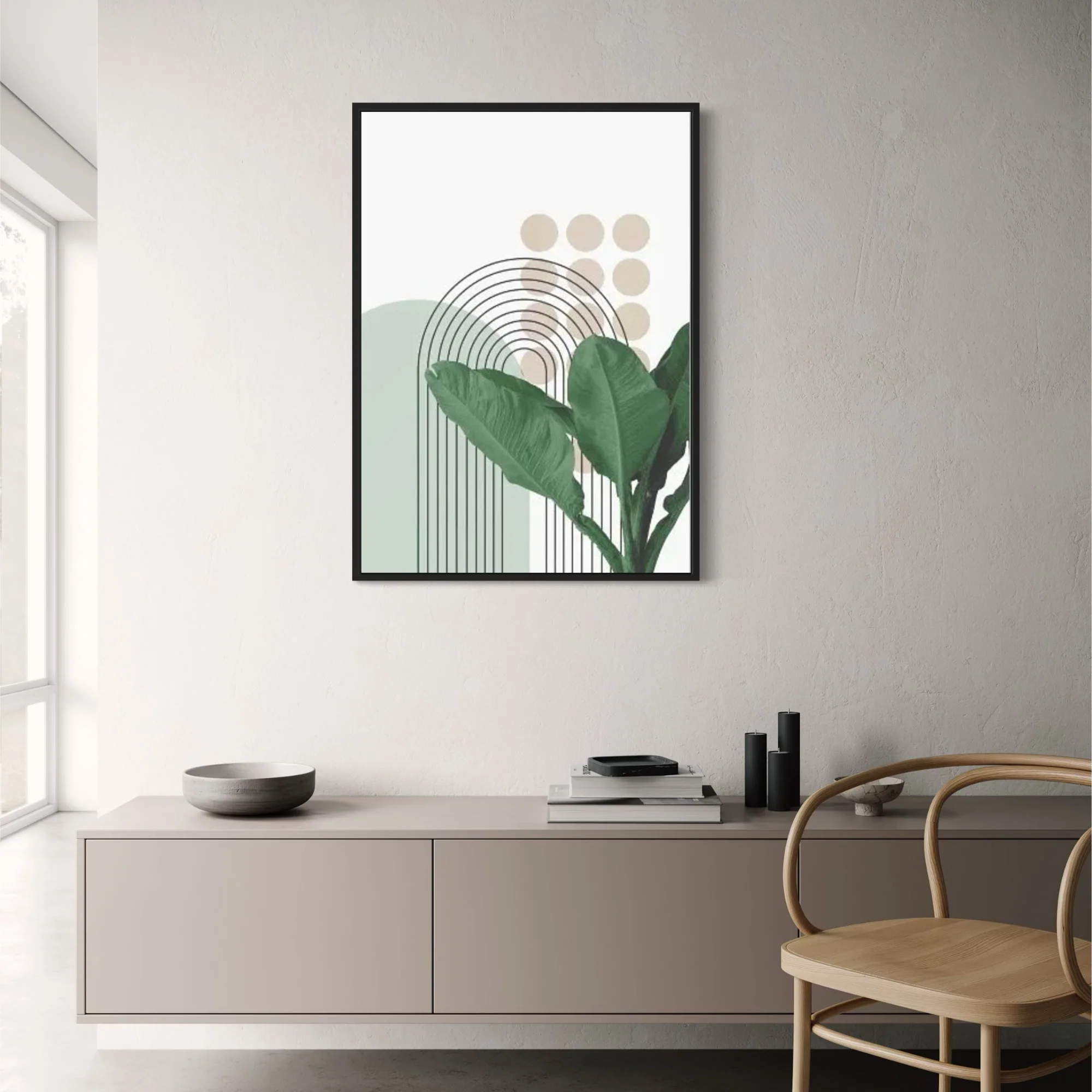 Geometric Floral | Modern Botanical Harmony - Image 2