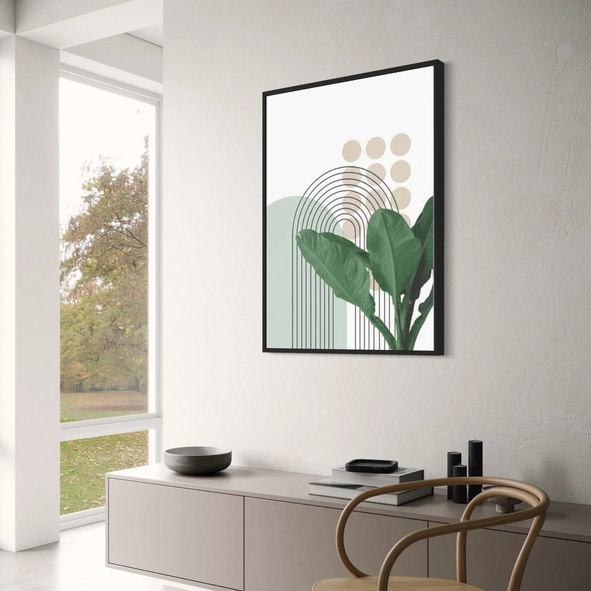 Geometric Floral | Modern Botanical Harmony - Image 3
