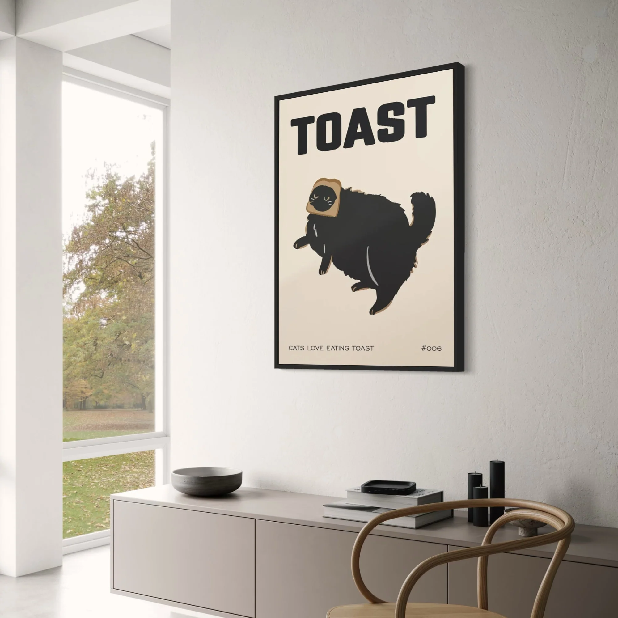 Big Cat Vintage Kitchen | Black Toast Design - Image 3