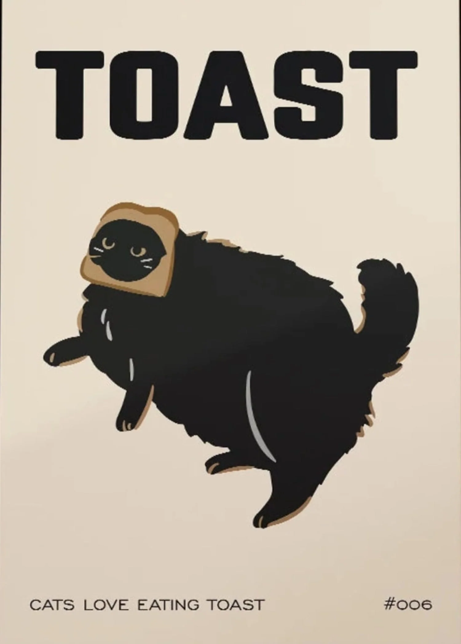 Big Cat Vintage Kitchen | Black Toast Design - Image 4