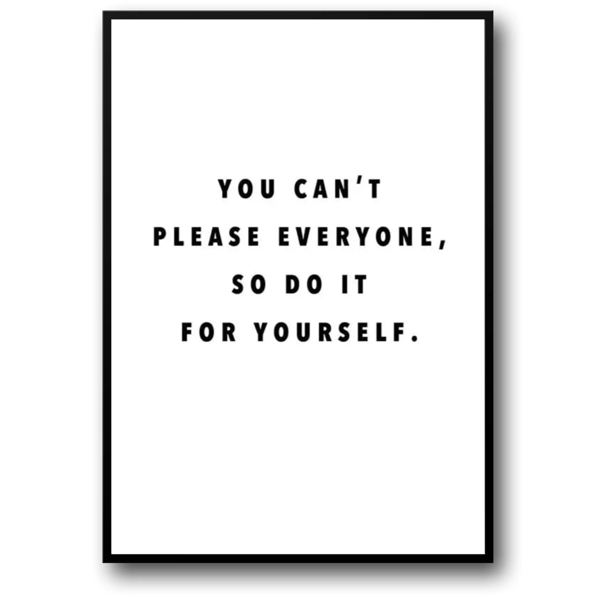 Abstract Minimalism | Motivational Art | Do It For Yourself