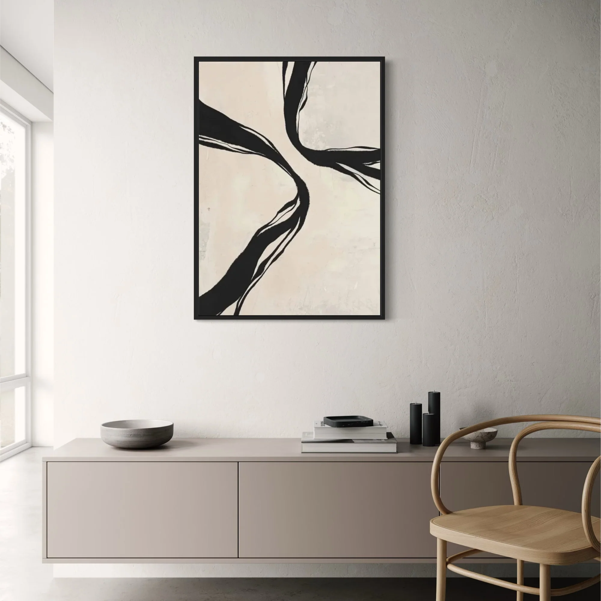 Abstract Minimalism | Nature's Outline | Modern Minimalist - Image 2