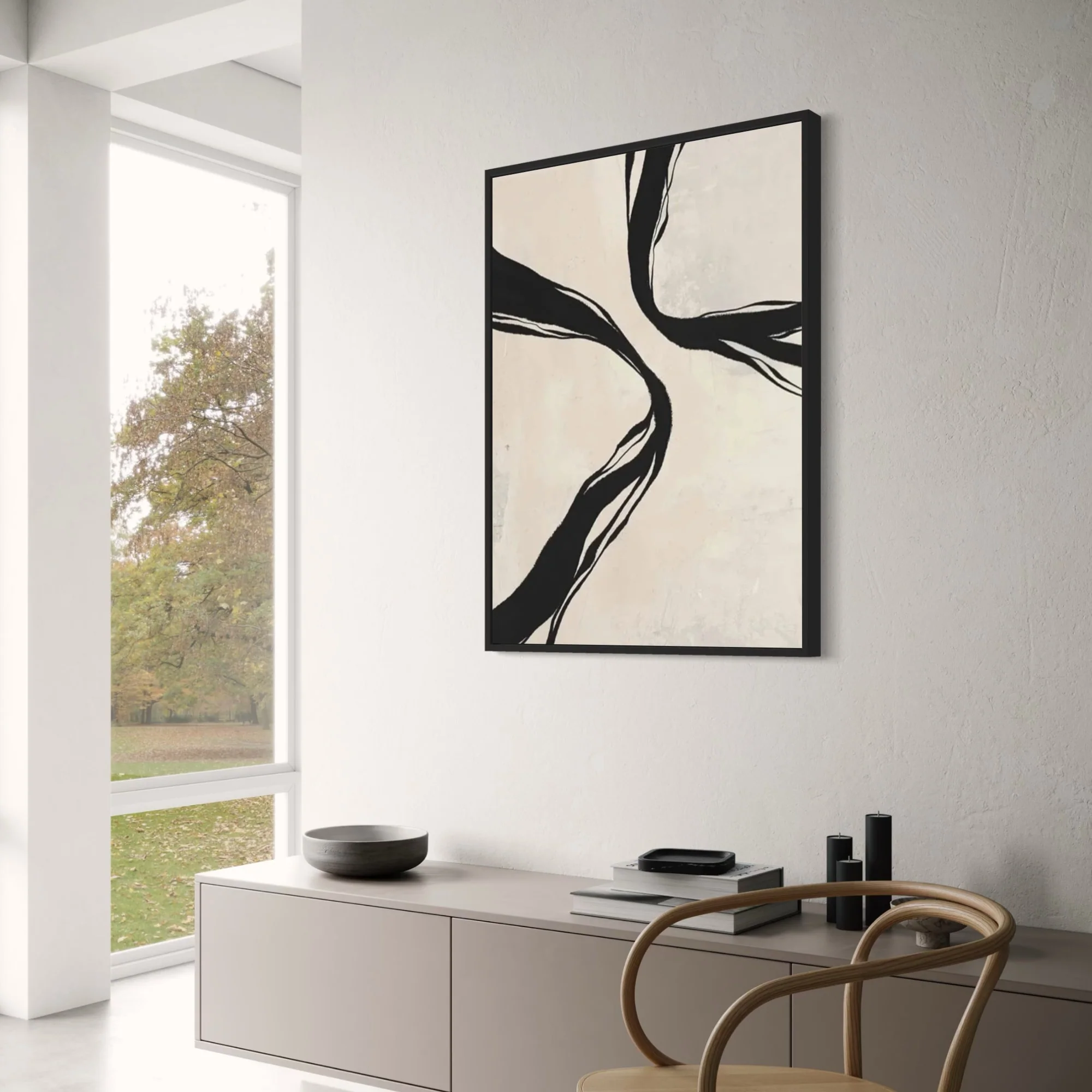 Abstract Minimalism | Nature's Outline | Modern Minimalist - Image 3