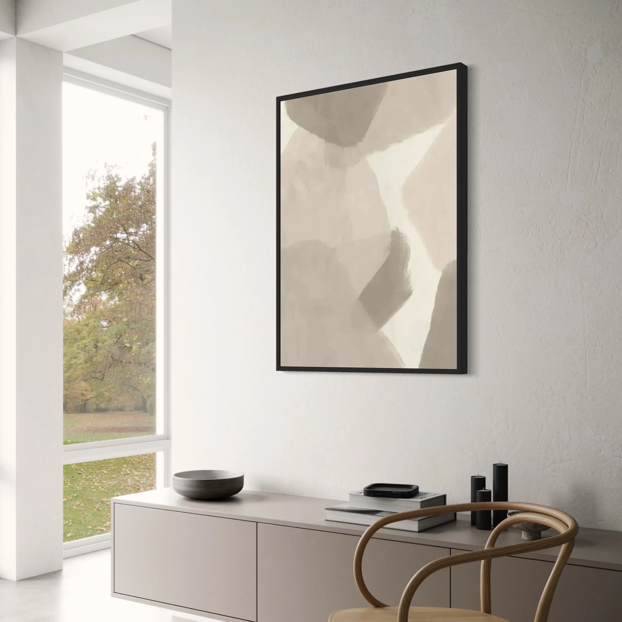Abstract Minimalism | Geometric Art | Neutral Colors - Image 3