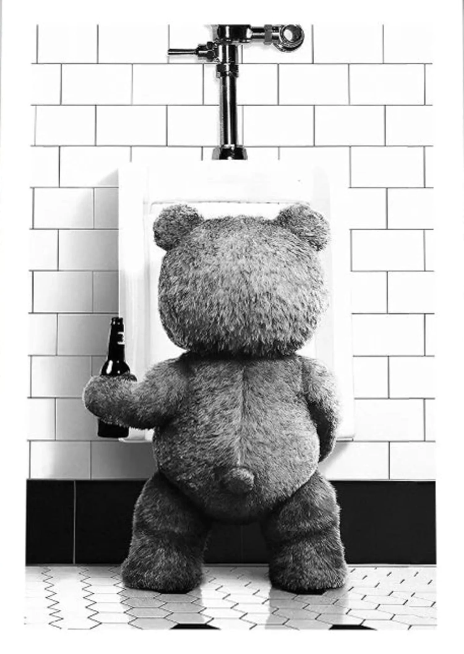 Black White Bear | Modern Art Print - Image 4