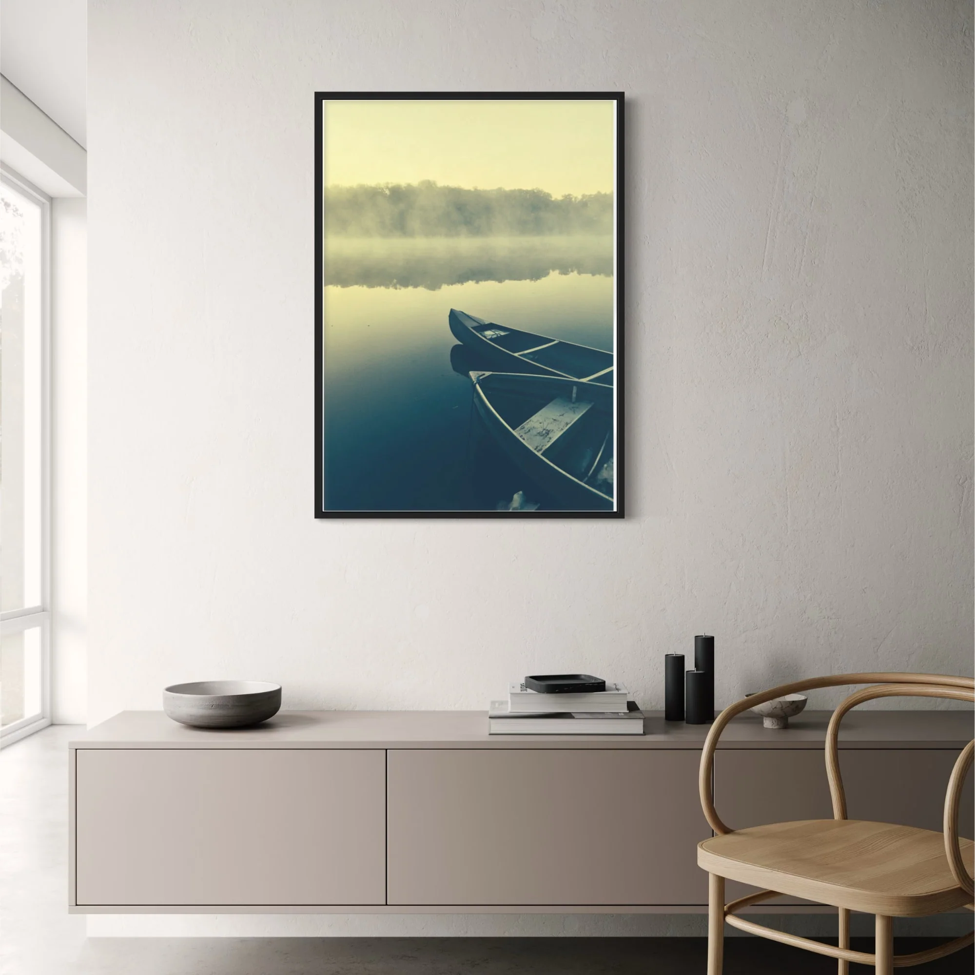 Boats in Fog - Image 2