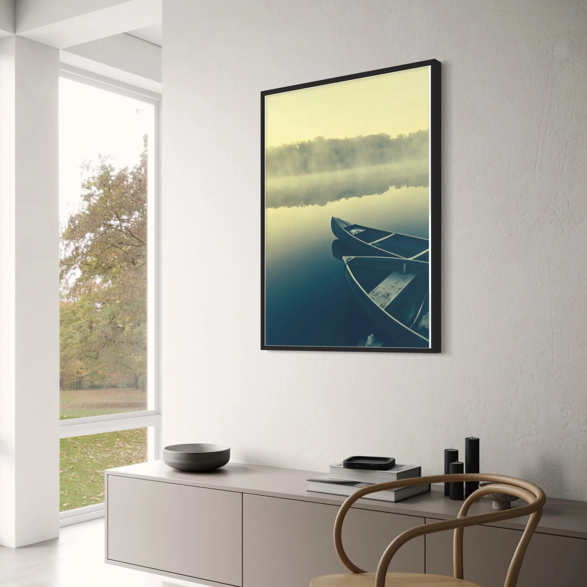 Boats in Fog - Image 3