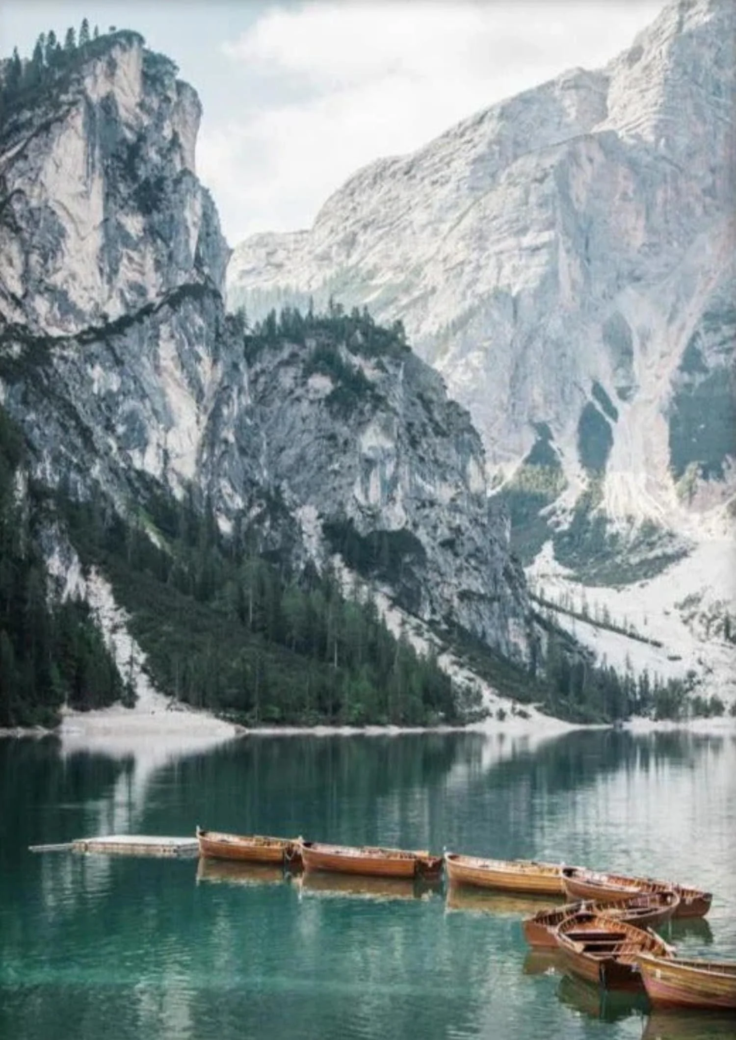 Braies Lake 2 | Nature poster | Ice Lake - Image 4