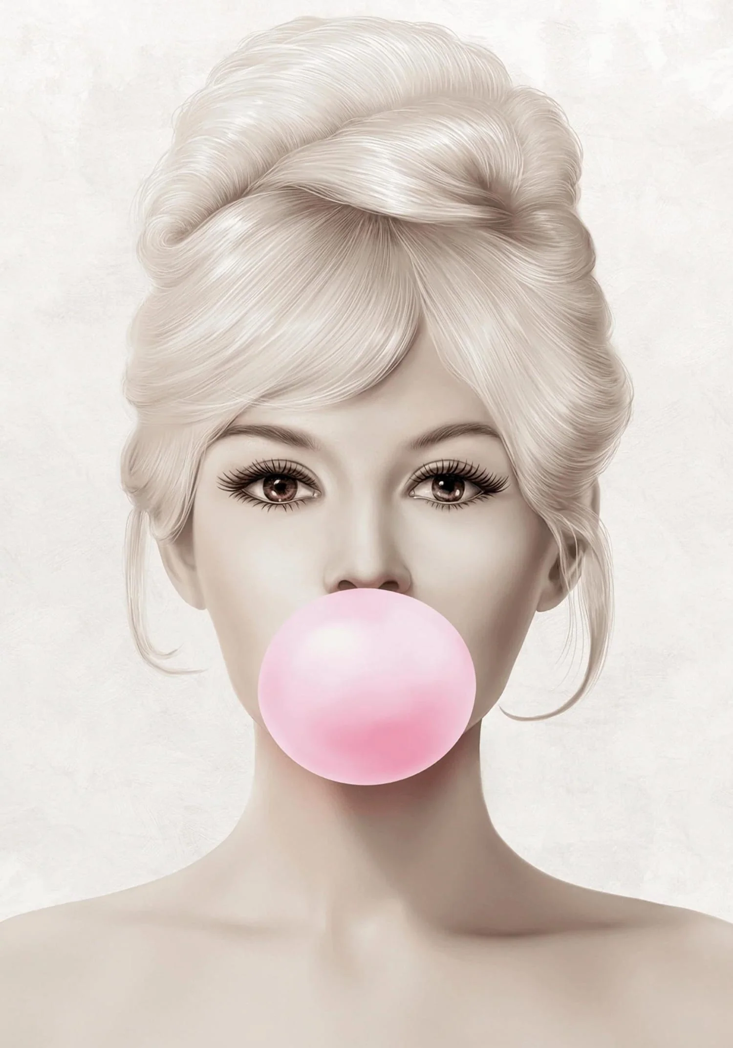 Brigitte Bardot Retro Pop Art | Bubblegum Pink - Image 4