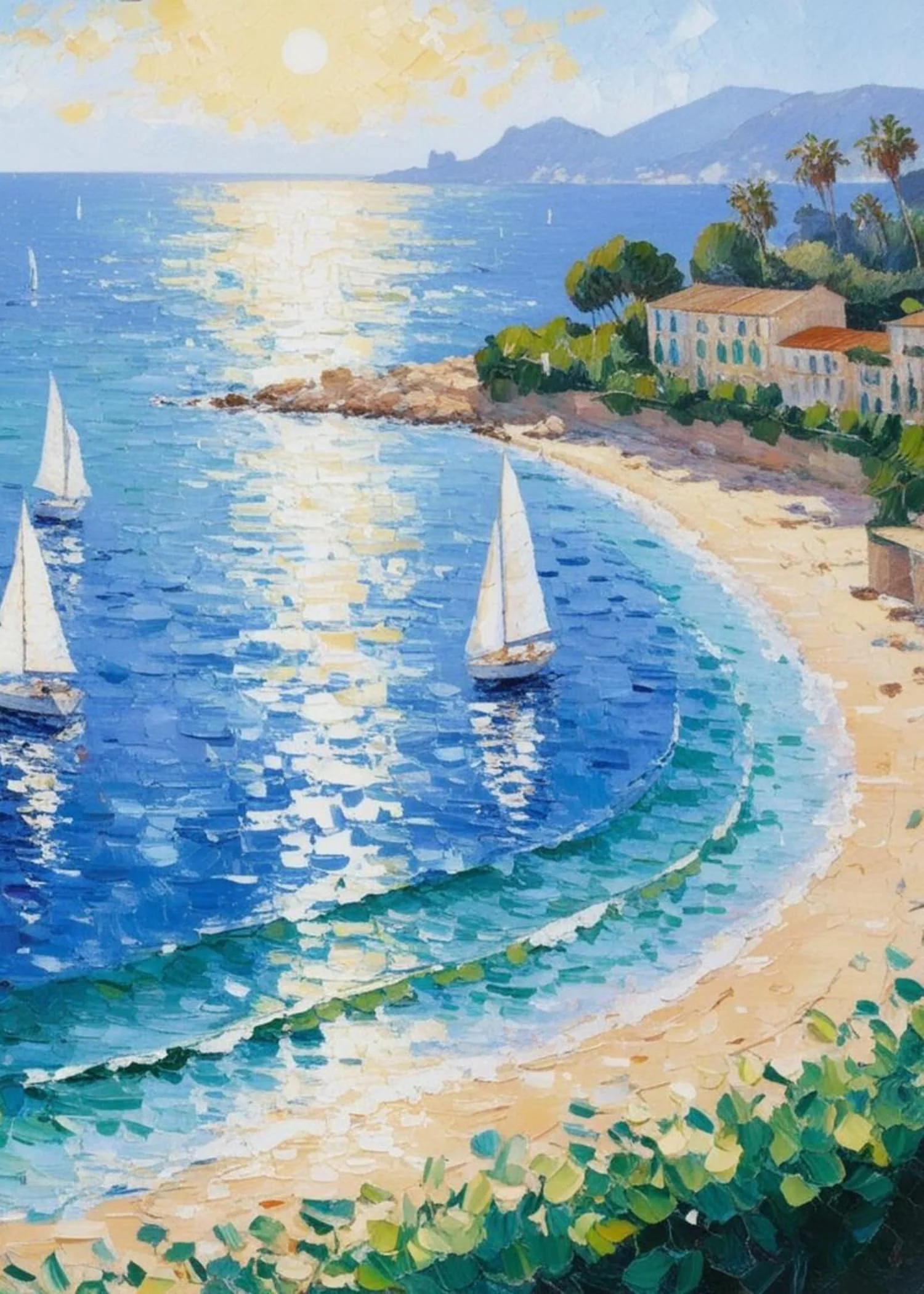 Calming Coastline | Tranquil Ocean Landscape - Image 4
