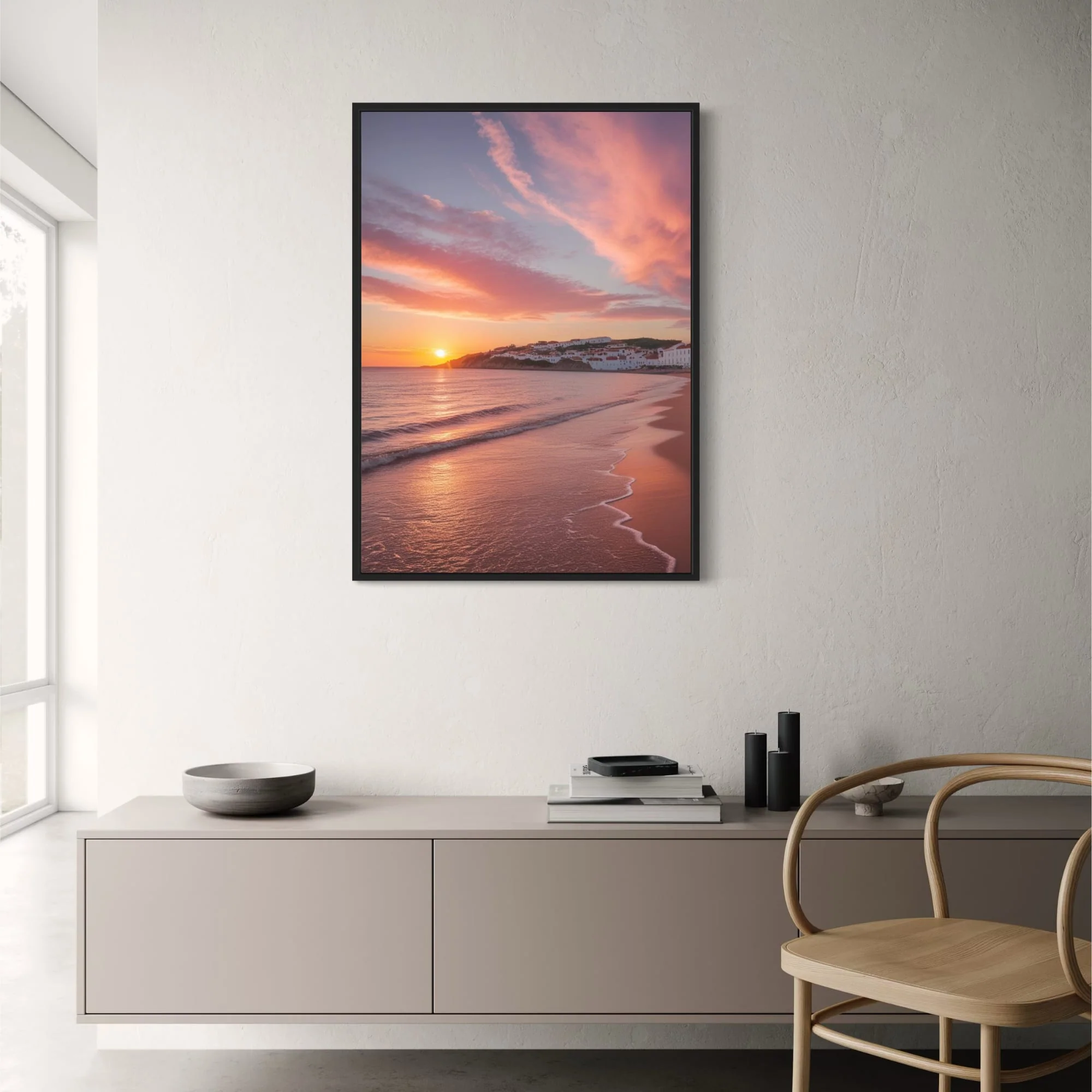 Calming Coastal Scene | Ocean Waves | Tranquil Beach - Image 2