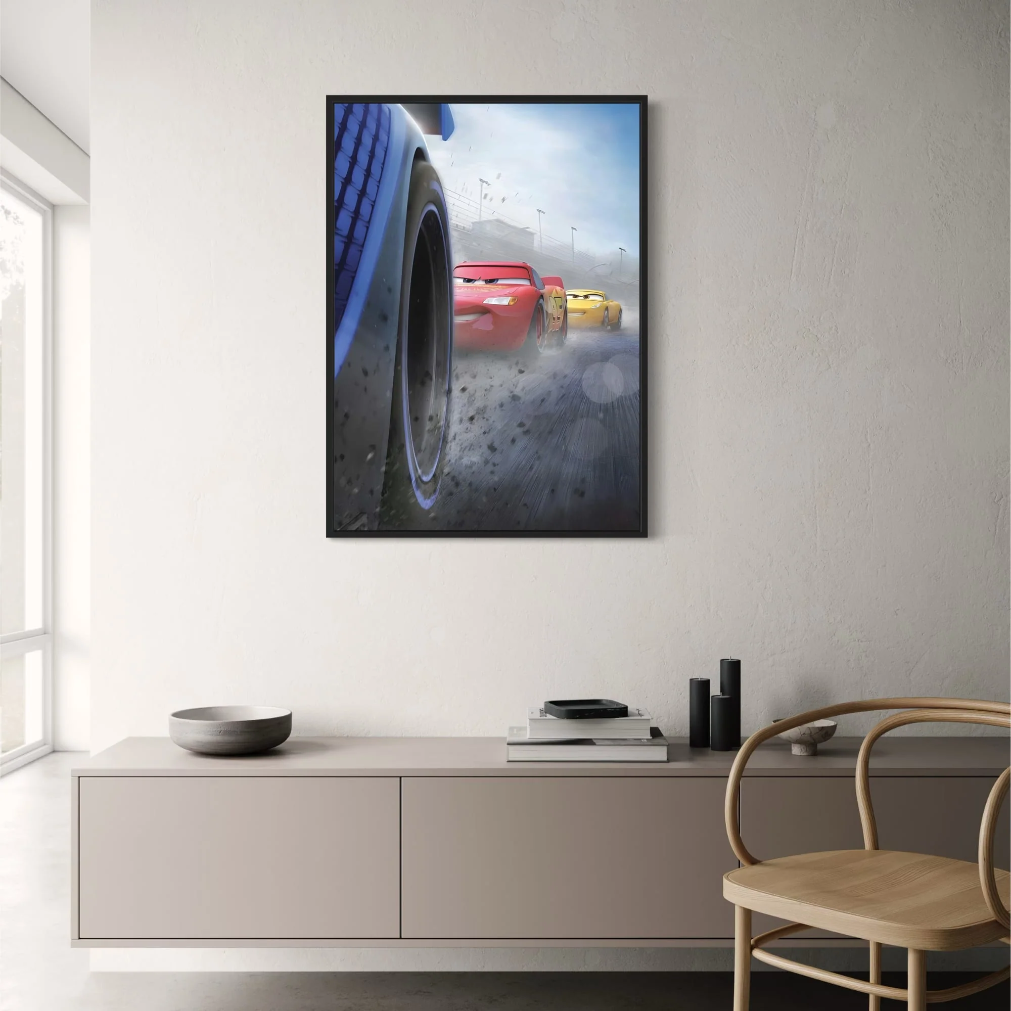 Cars Movie Poster | Cars on Track - Image 2