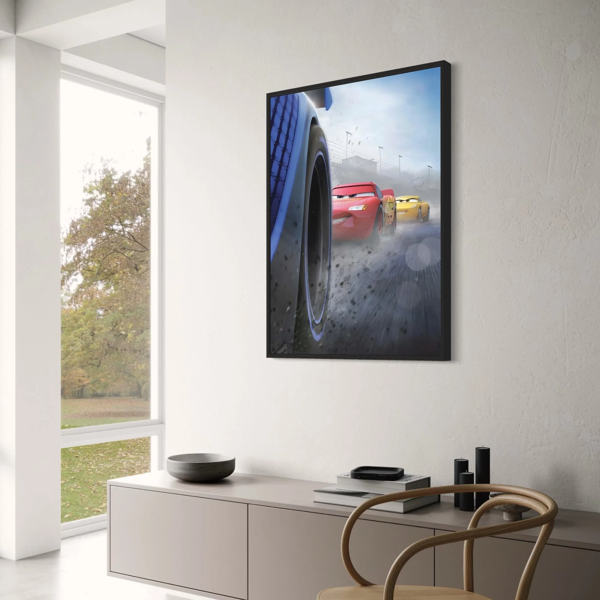 Cars Movie Poster | Cars on Track - Image 3