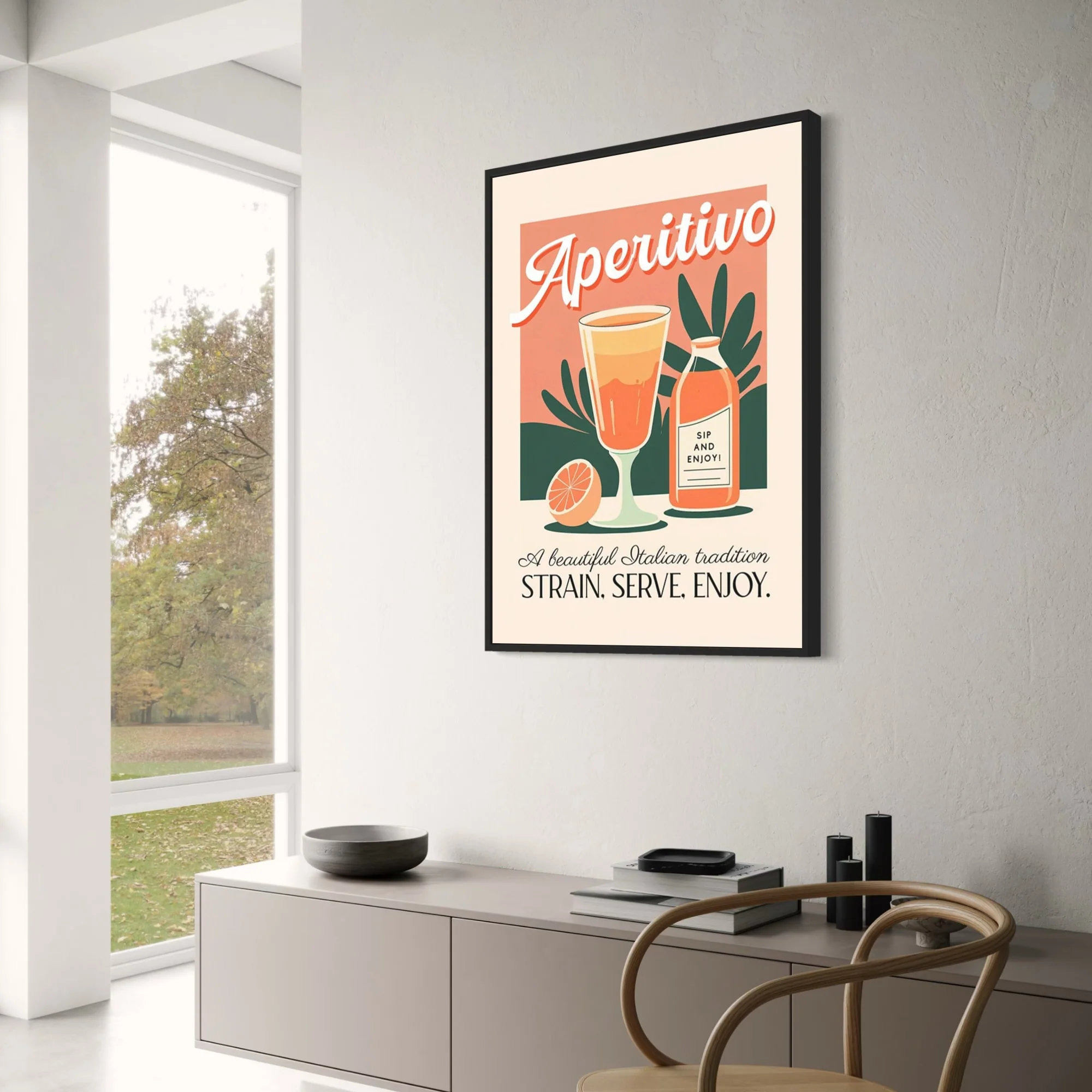 Vintage Aperitivo Bar | Retro Drink Illustration - Image 3