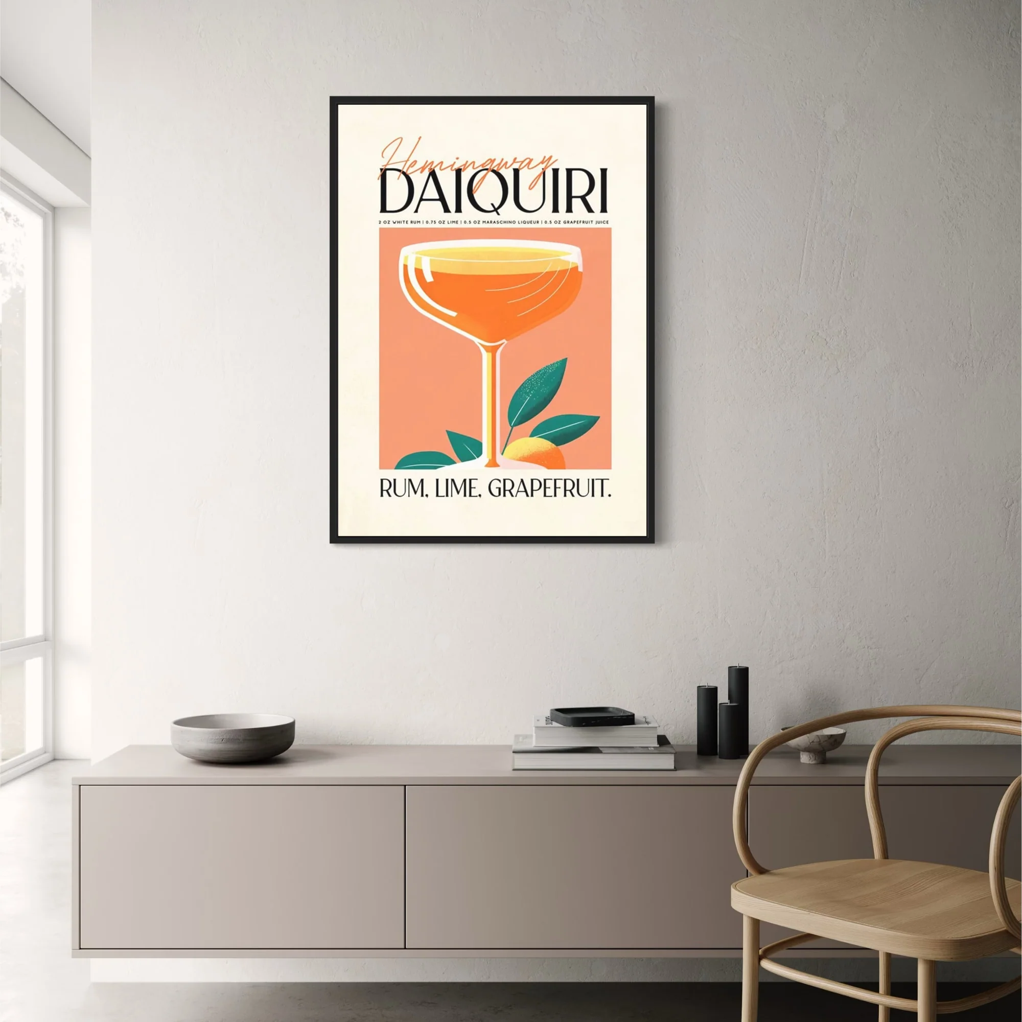 Daiquiri Cocktail | Retro Party Vibes | Vintage Drink Illustration - Image 2