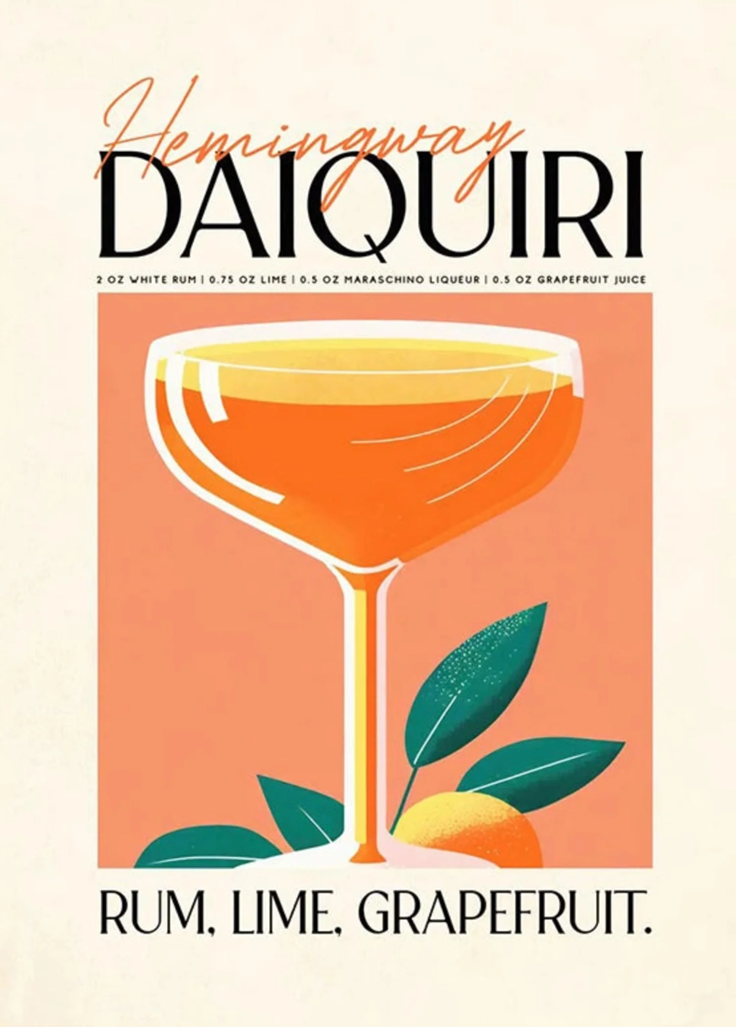 Daiquiri Cocktail | Retro Party Vibes | Vintage Drink Illustration - Image 4
