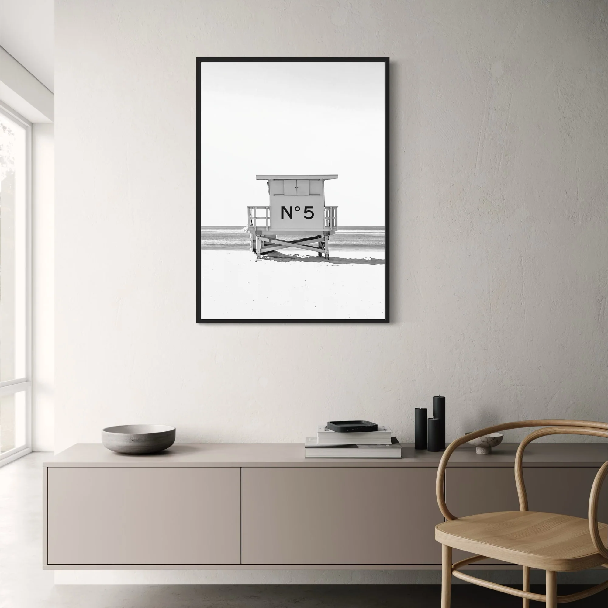 Chanel Beach Cabin | Coastal Chic Fashion Art - Image 2