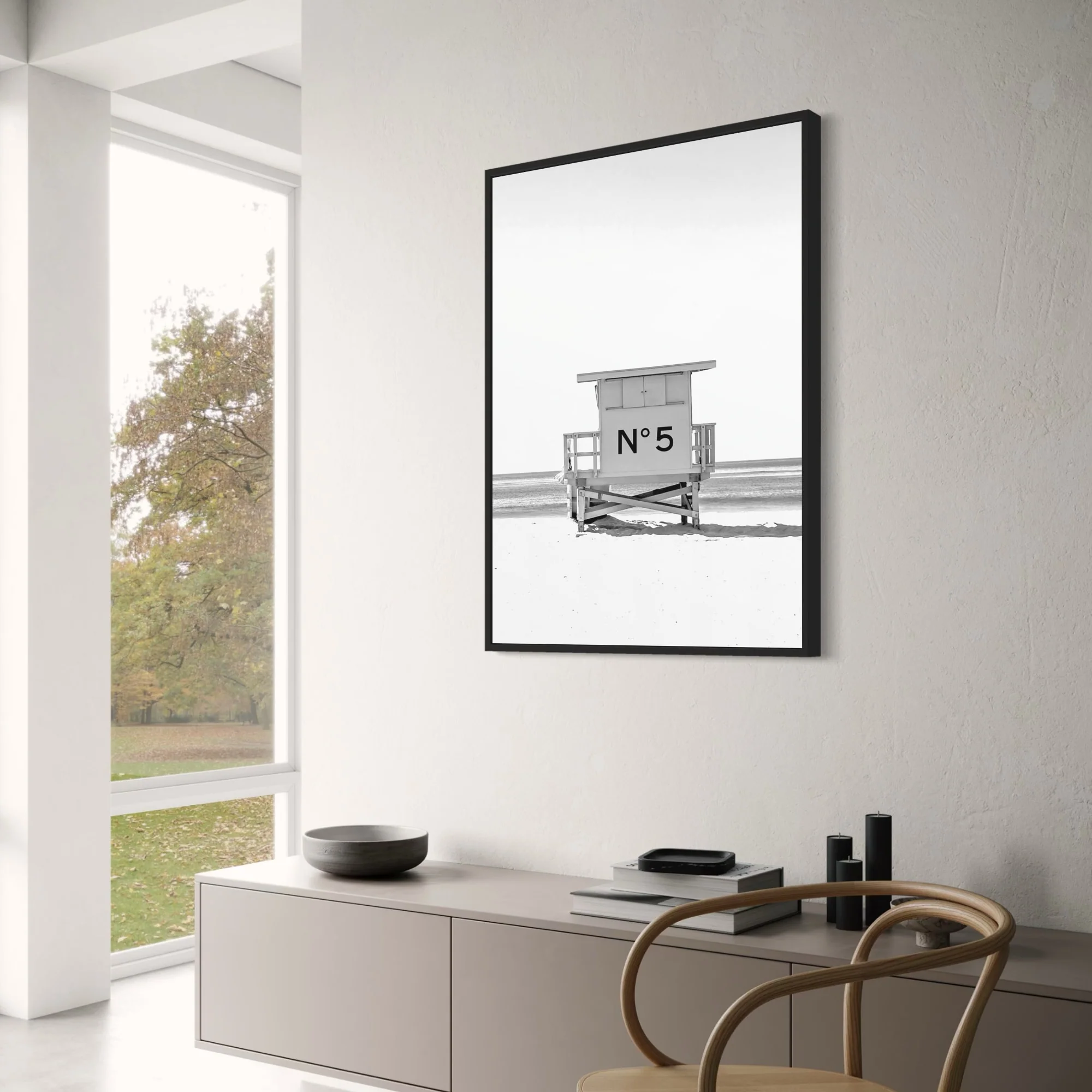 Chanel Beach Cabin | Coastal Chic Fashion Art - Image 3