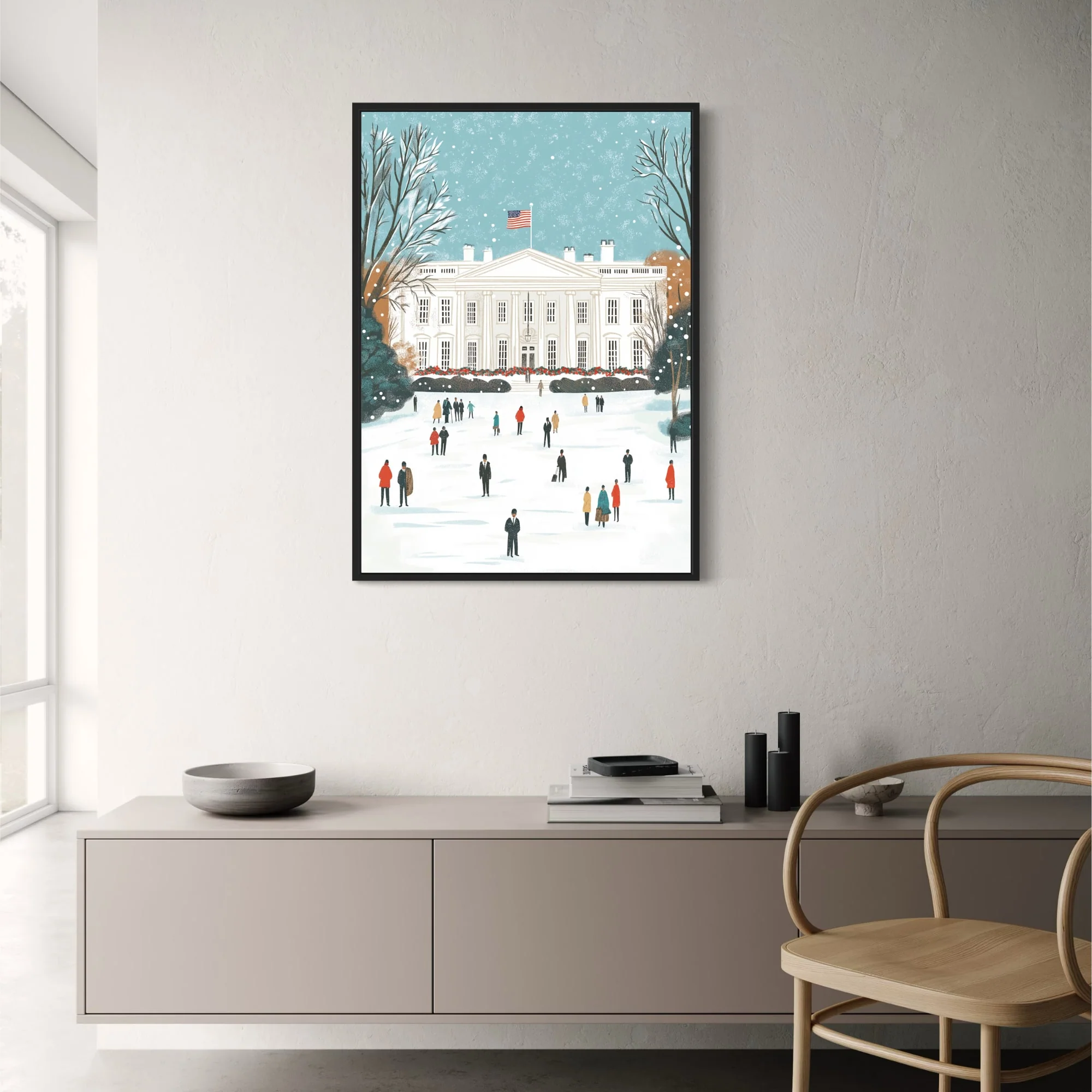 White House | Festive Winter Scene - Image 2