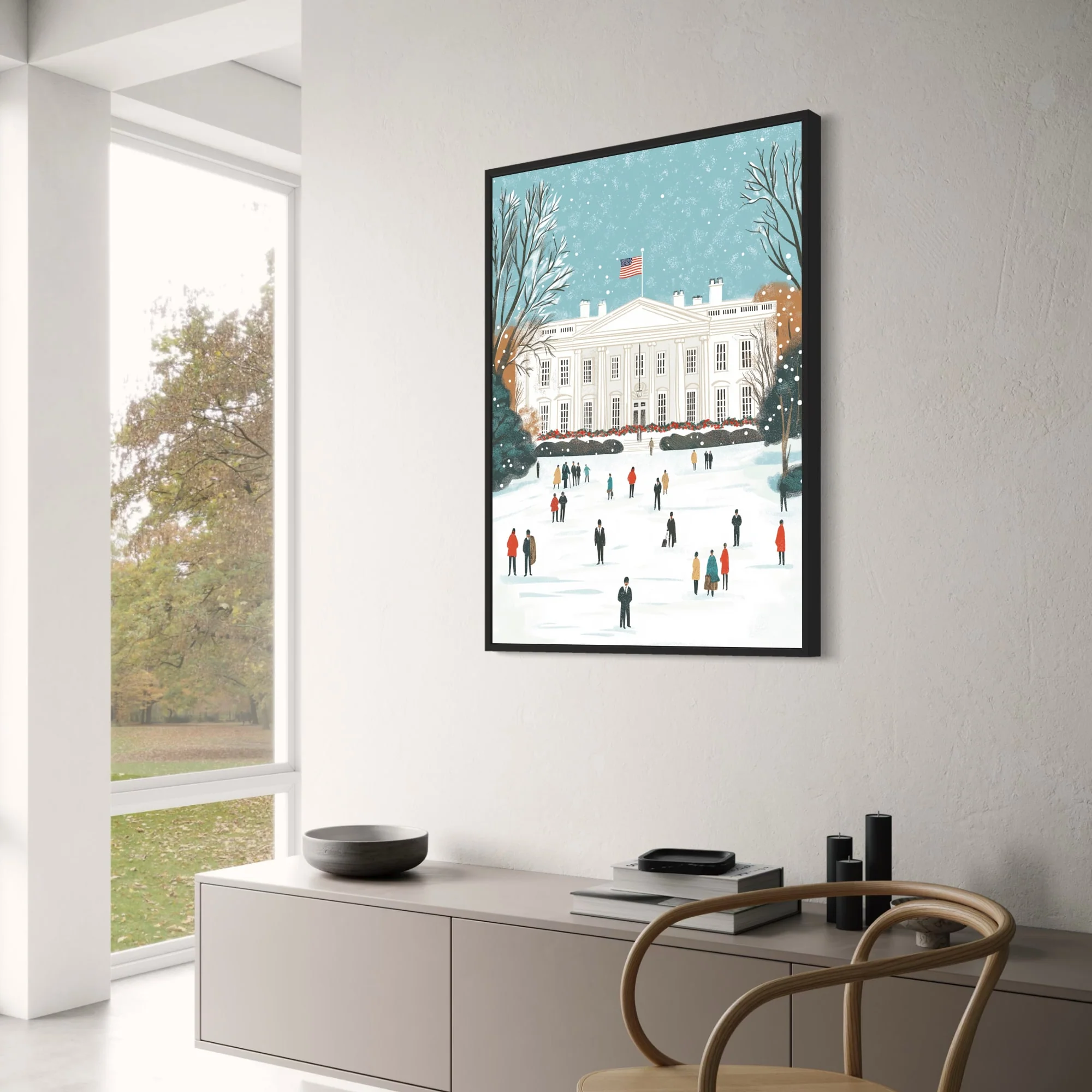 White House | Festive Winter Scene - Image 3