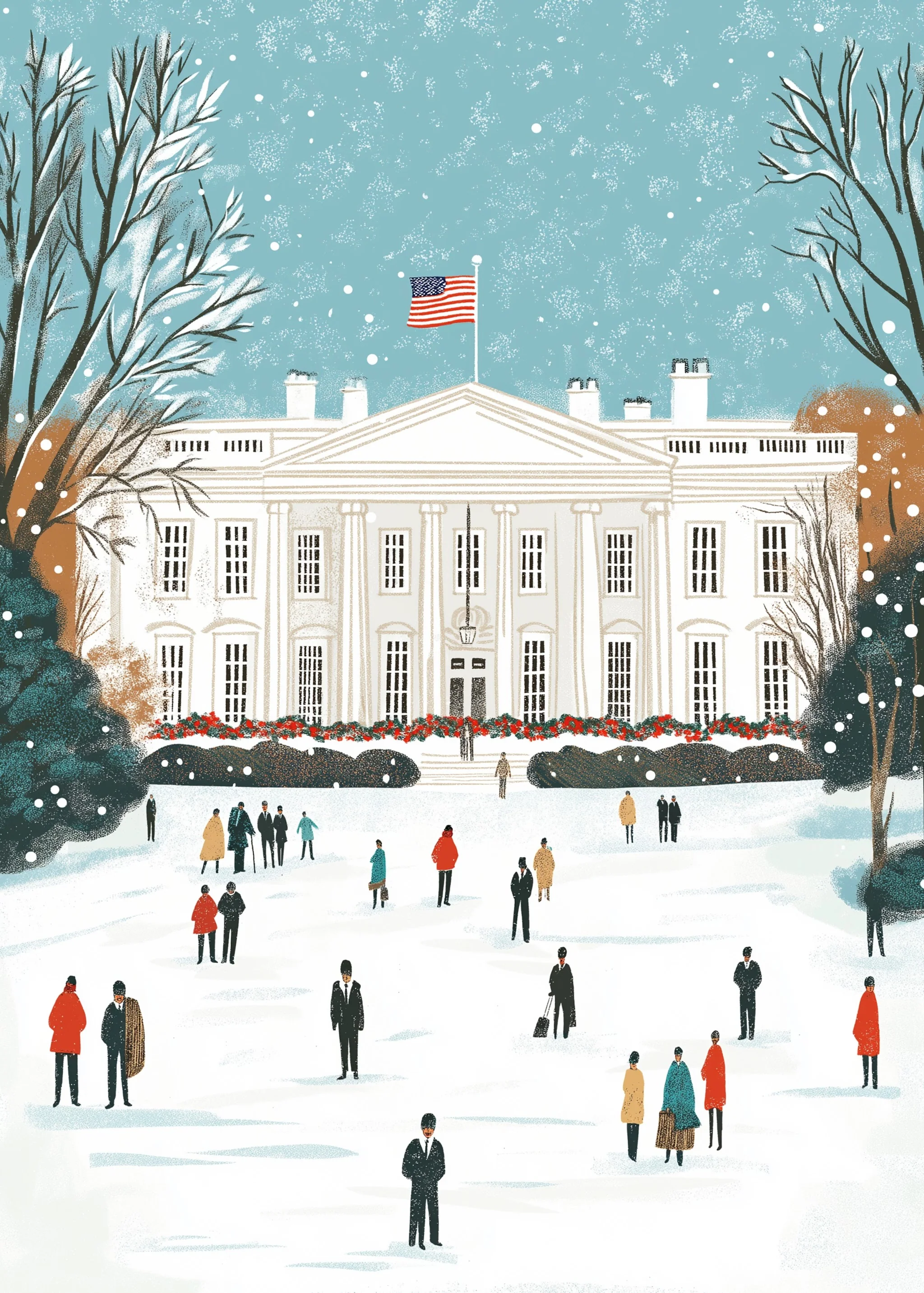 White House | Festive Winter Scene - Image 5