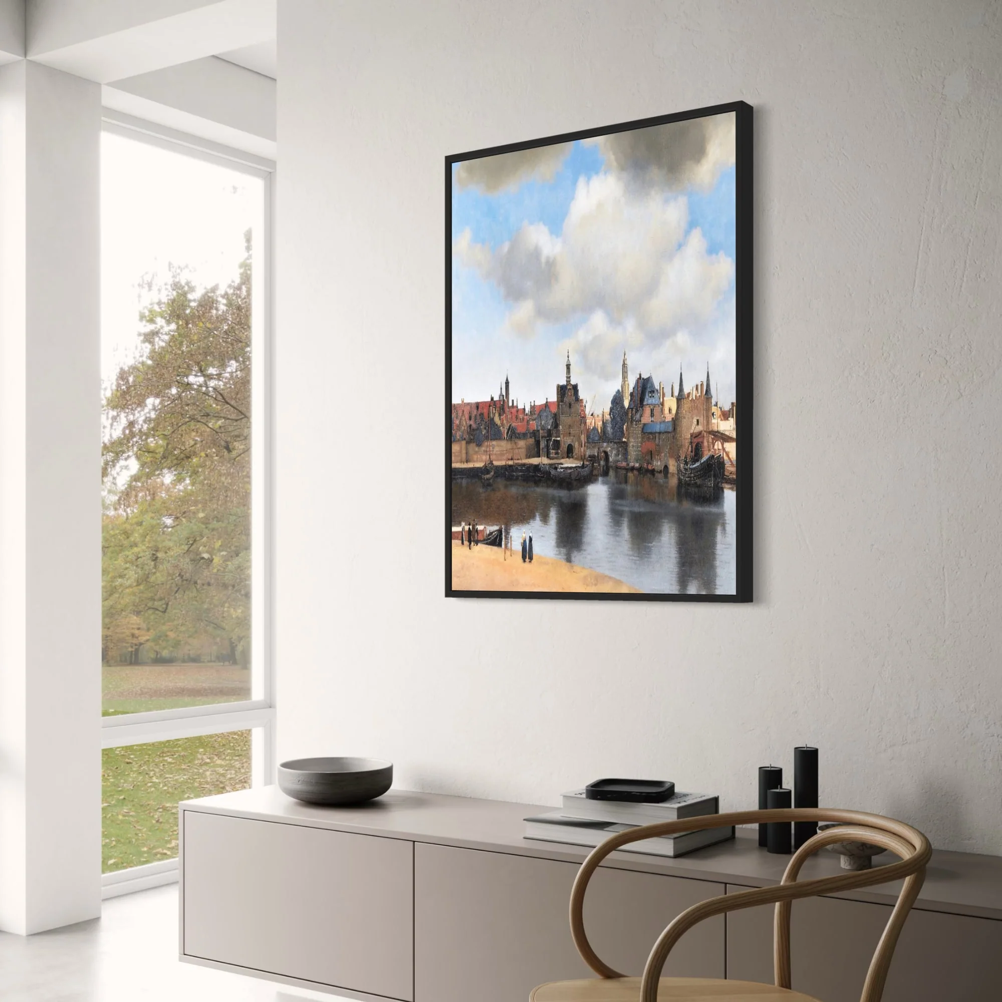 Rembrandt | View of Delft | Antique Dutch Landscape - Image 3