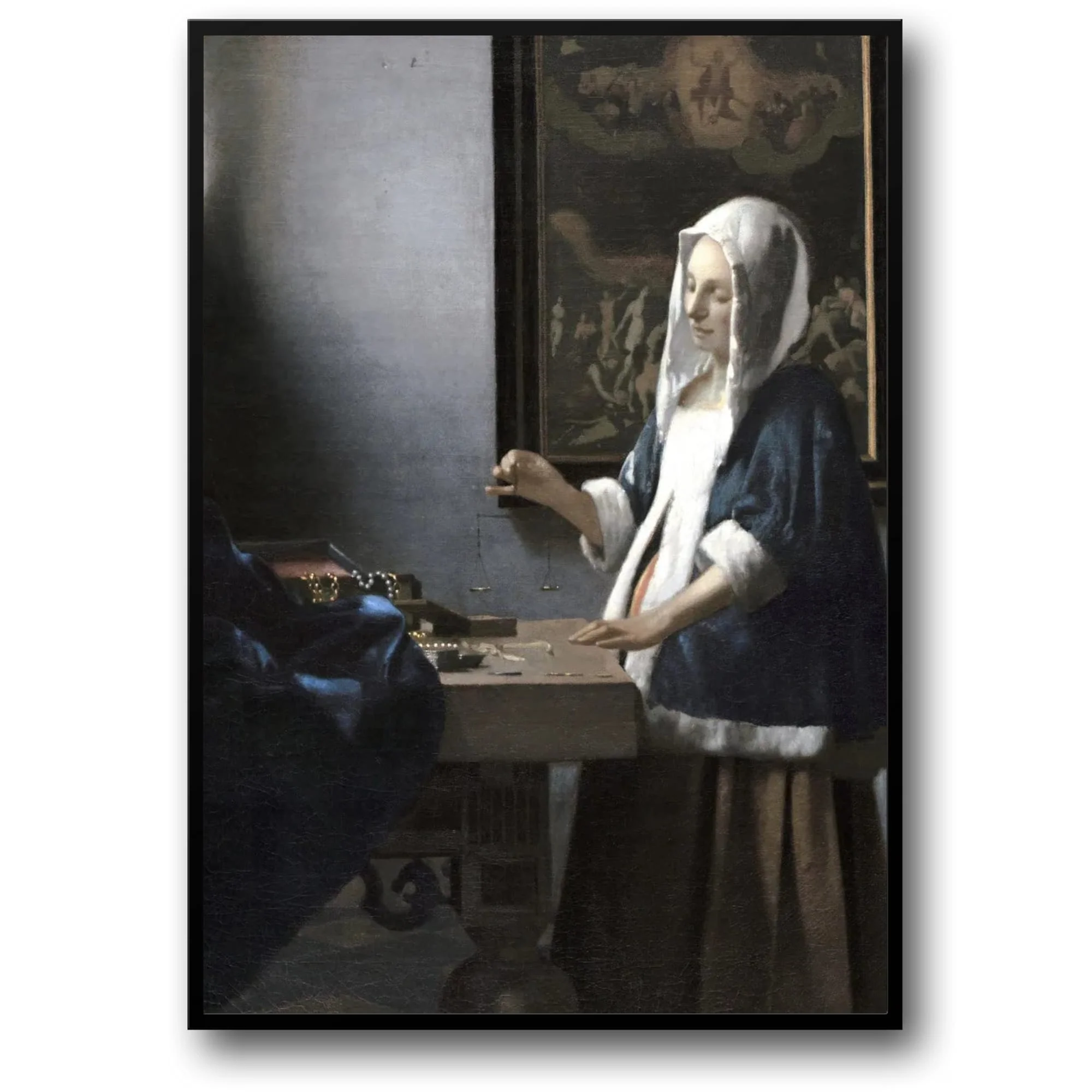Vermeer's Woman Holding a Balance | Classic Art