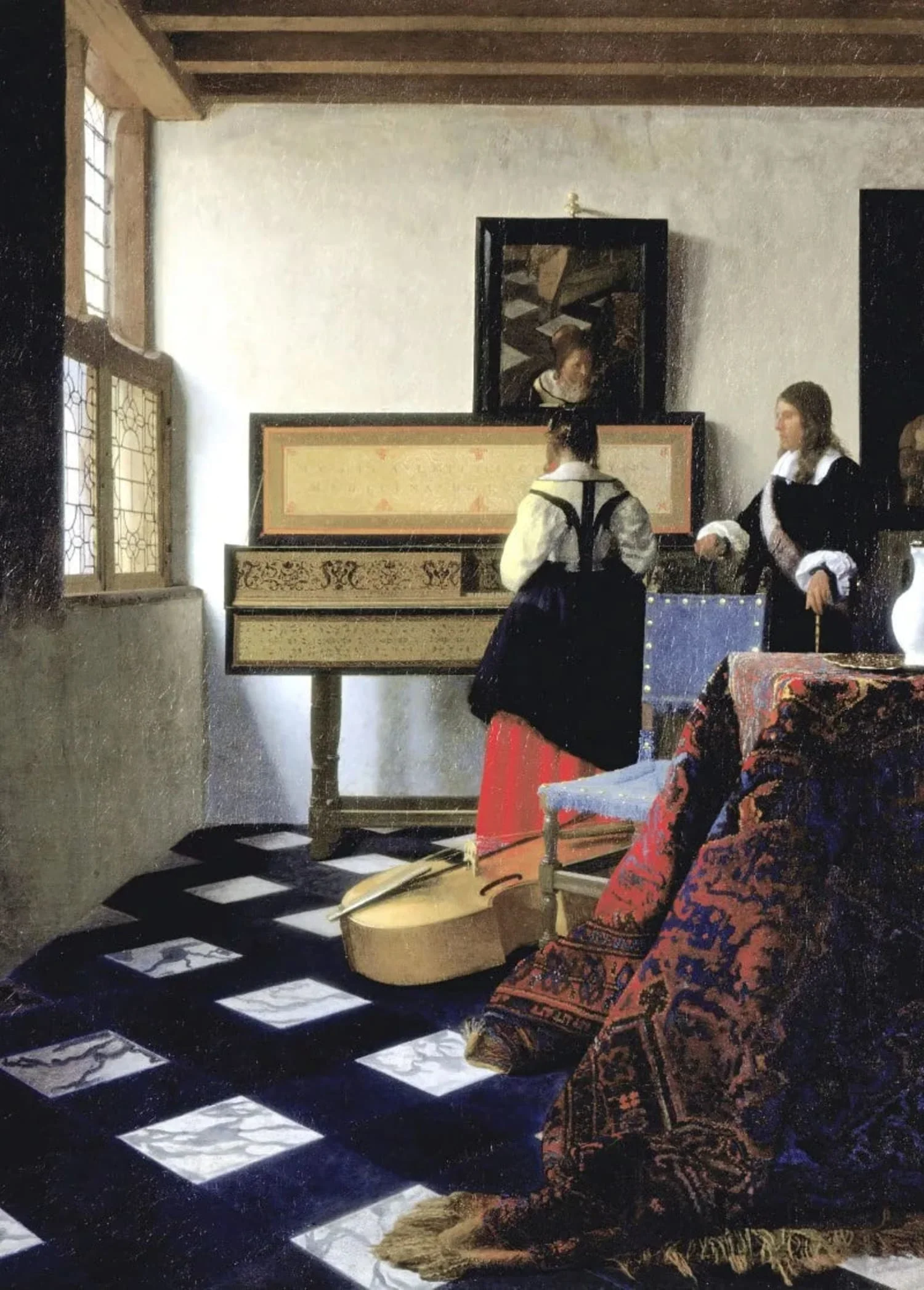 Johannes Vermeer | The Music Lesson | Classic Dutch Art - Image 4