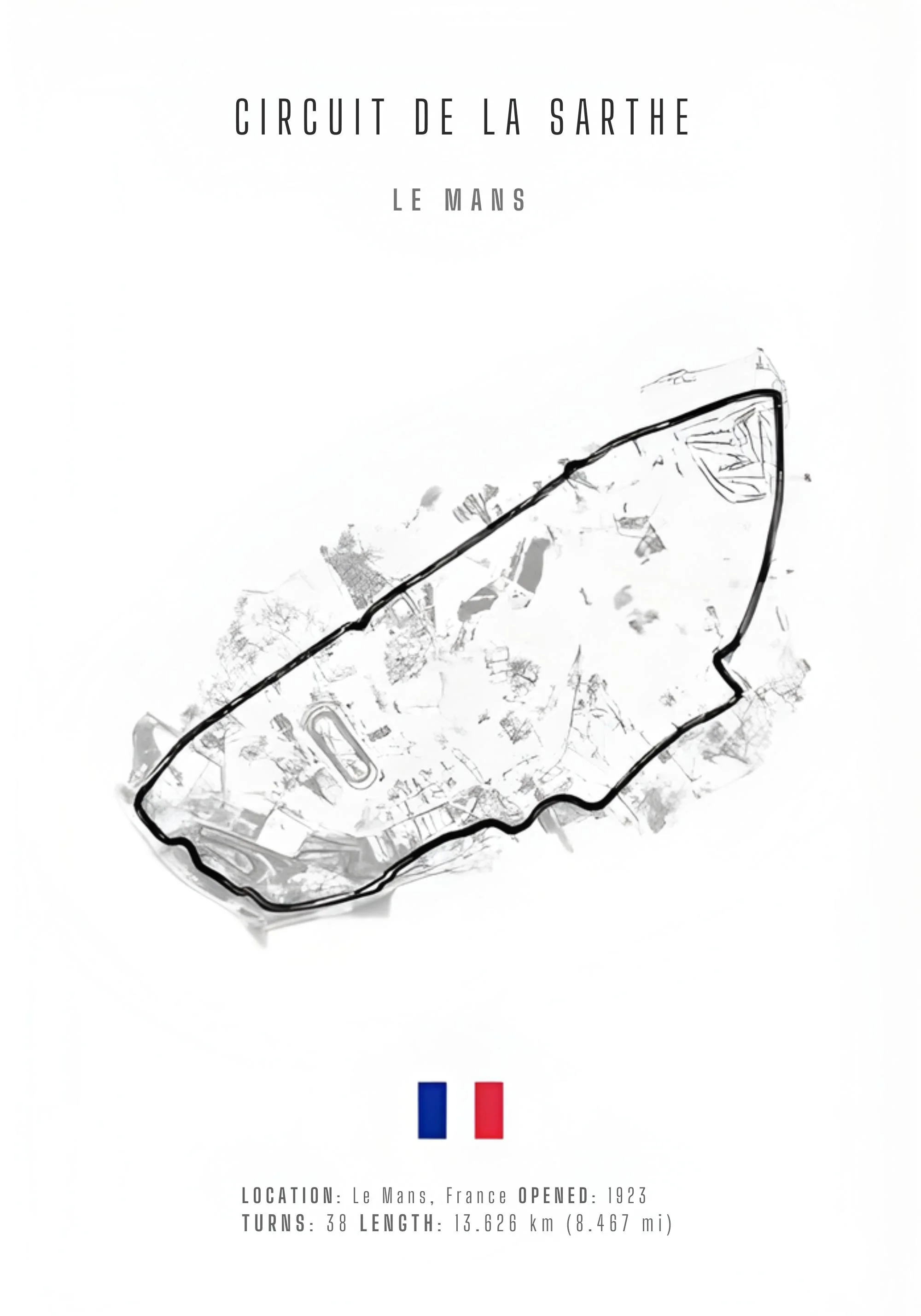 Circuit de la Sarthe | F1 Track Layout - Image 2