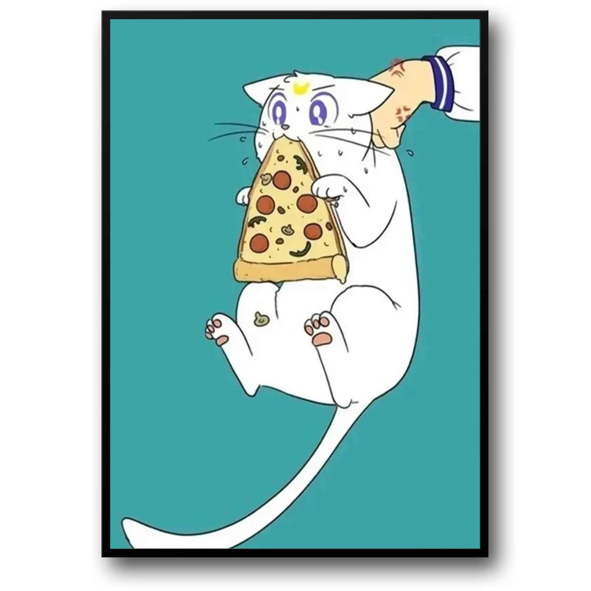 Cute Cat Anime | Pizza Paws Design