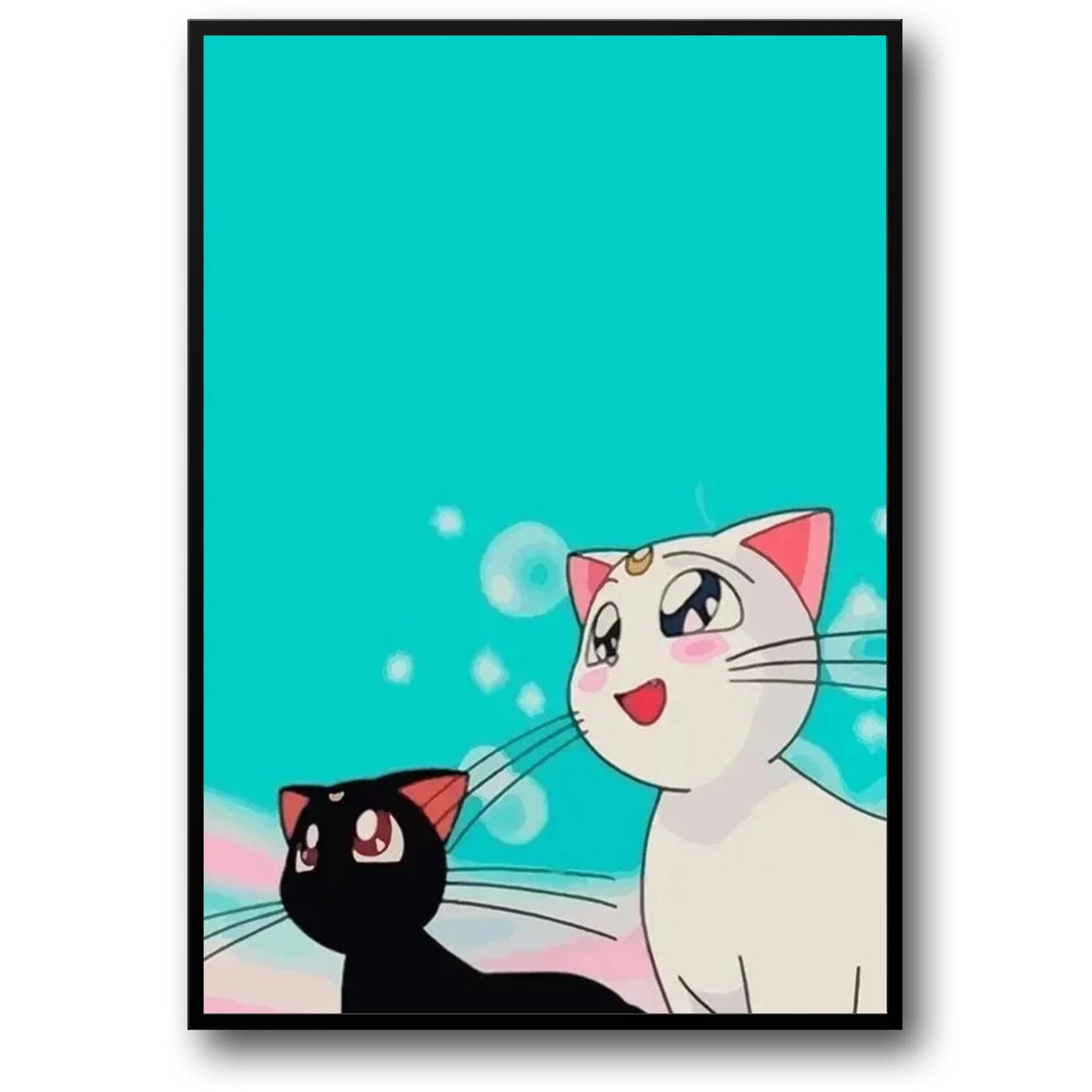Feline Daydreams | Classic Japanese Anime Style