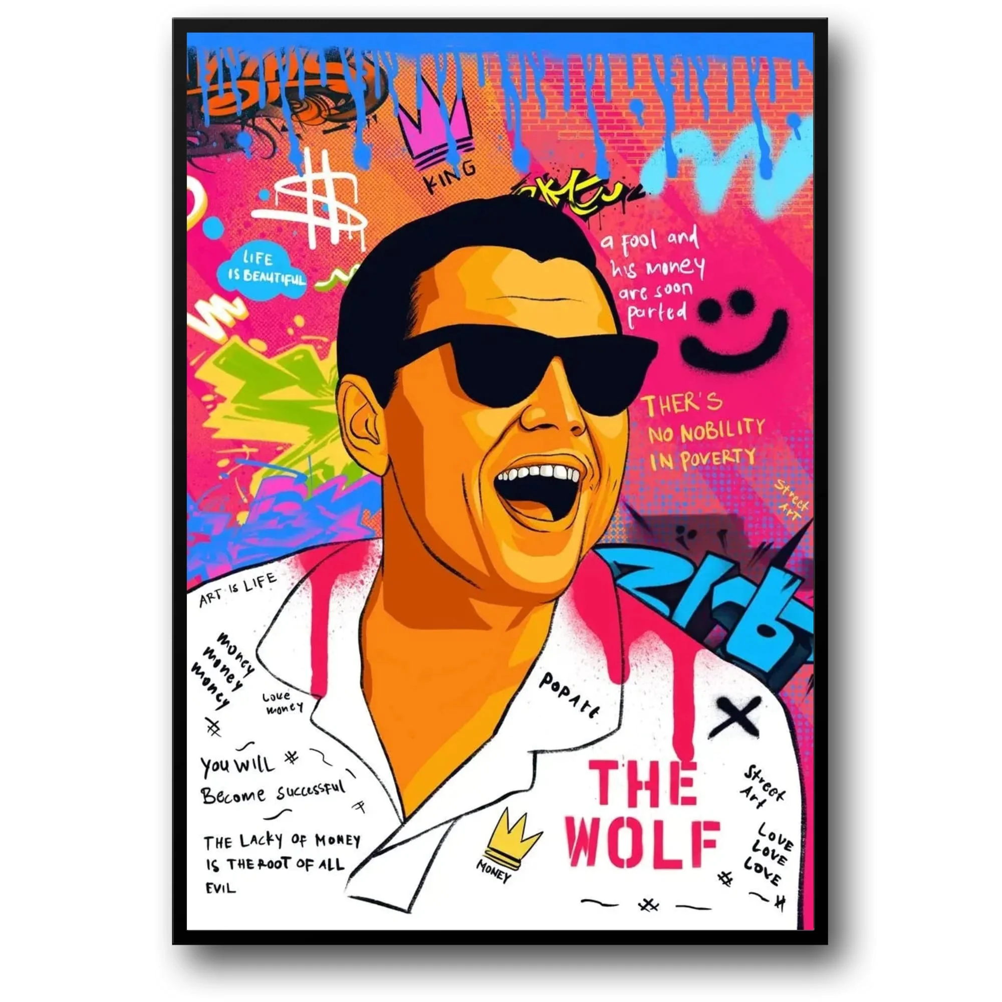 Wolf of Wall Street | Leonardo DiCaprio Canvas