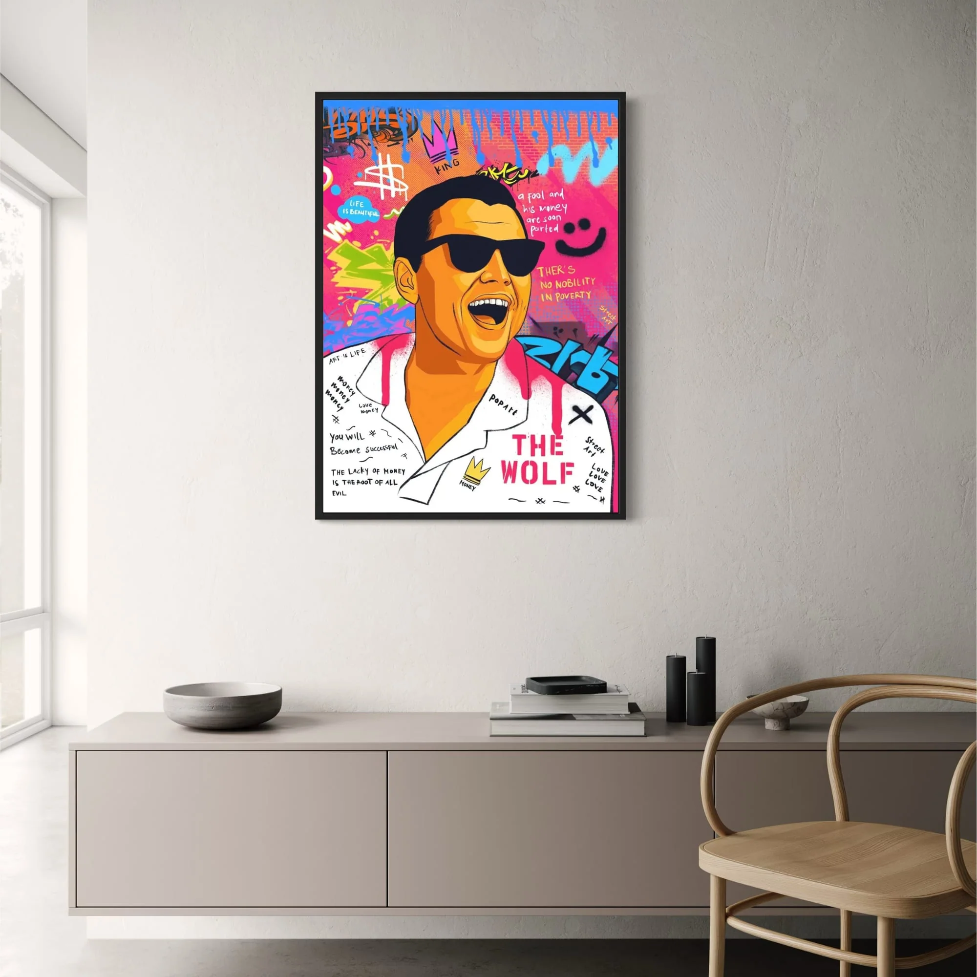 Wolf of Wall Street | Leonardo DiCaprio Canvas - Image 2